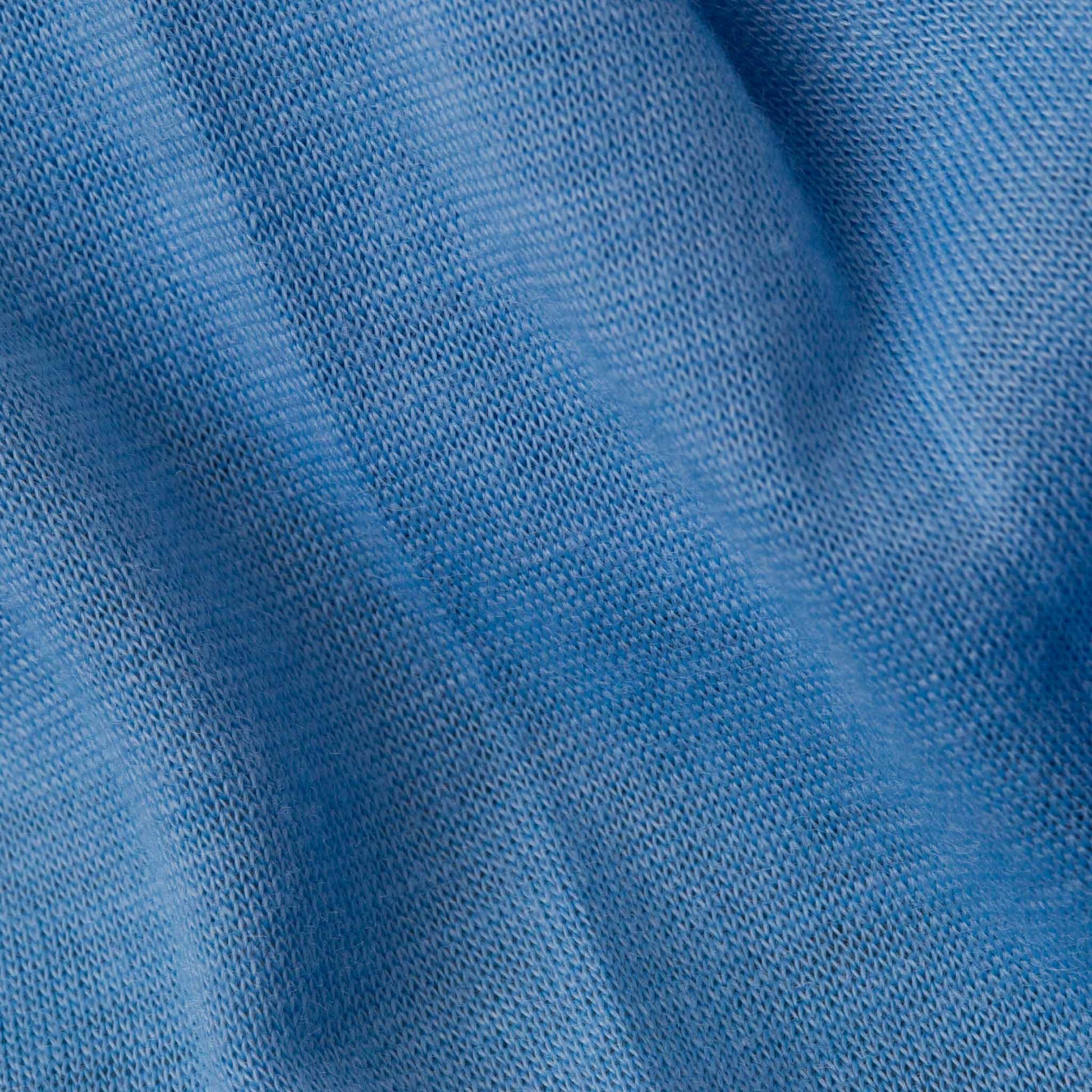 Bentiță de păr lată tip batic, moale și comodă din bumbac - Albastru