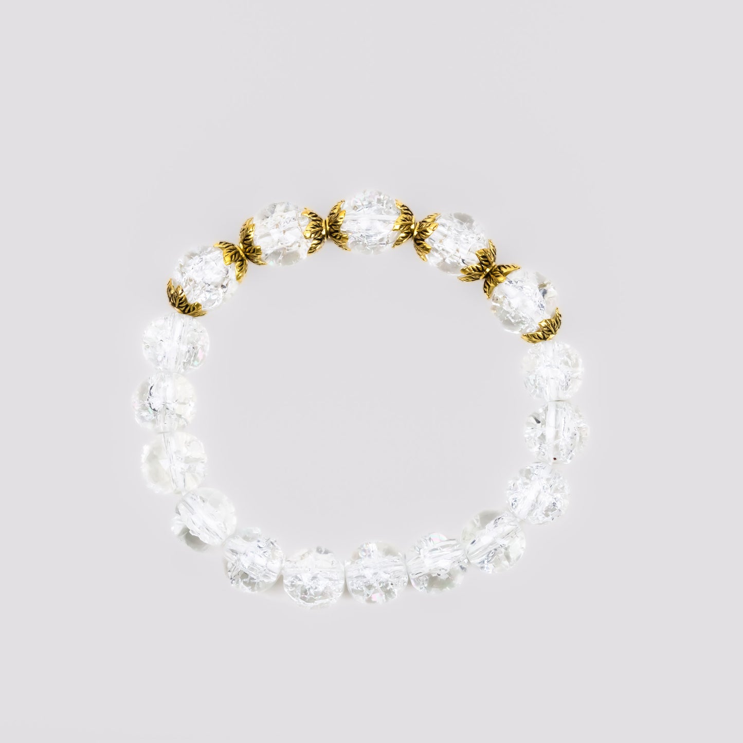 Brățară elastică candy marble cu mărgele translucide - Transparent