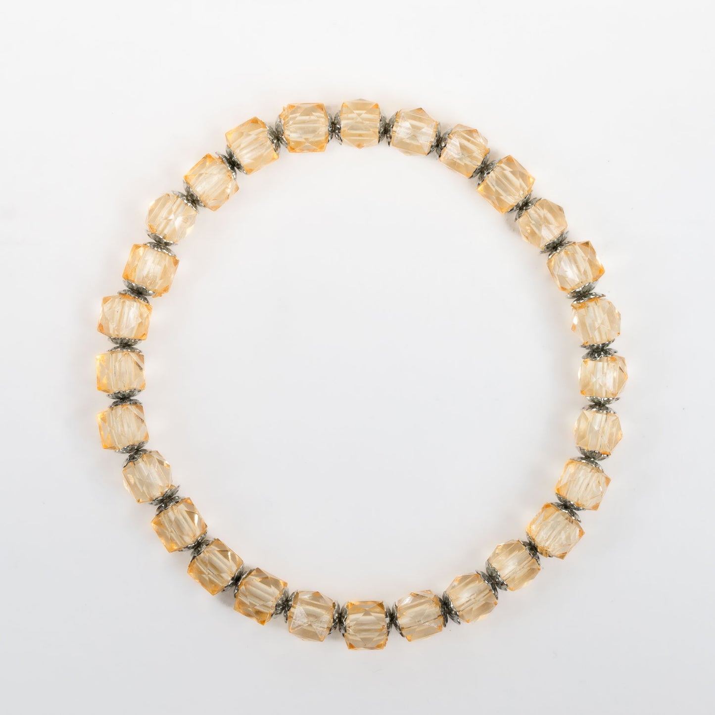 Brățară elastică cu pietre mici - Galben