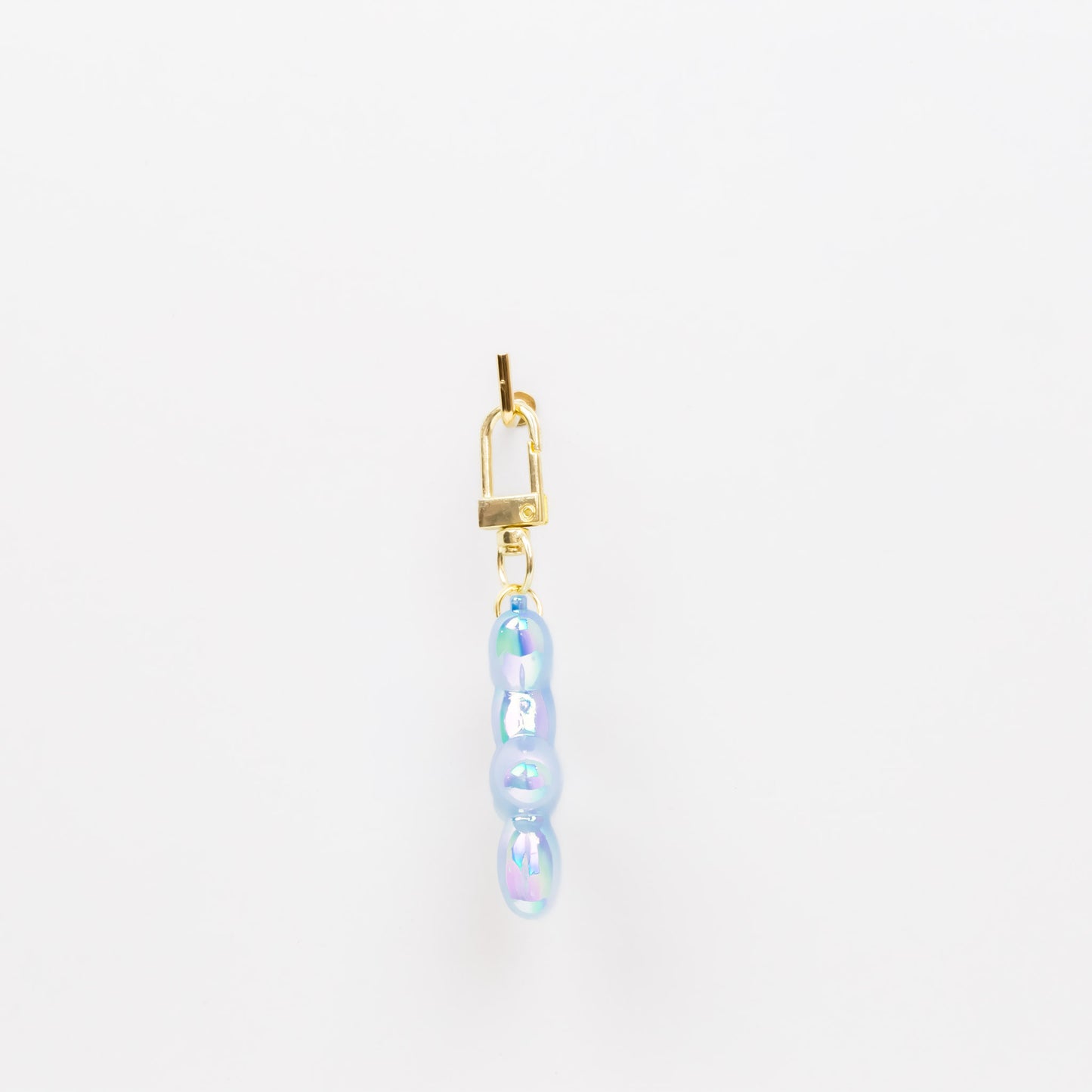 Breloc chei baloon poodle glossy - Albastru