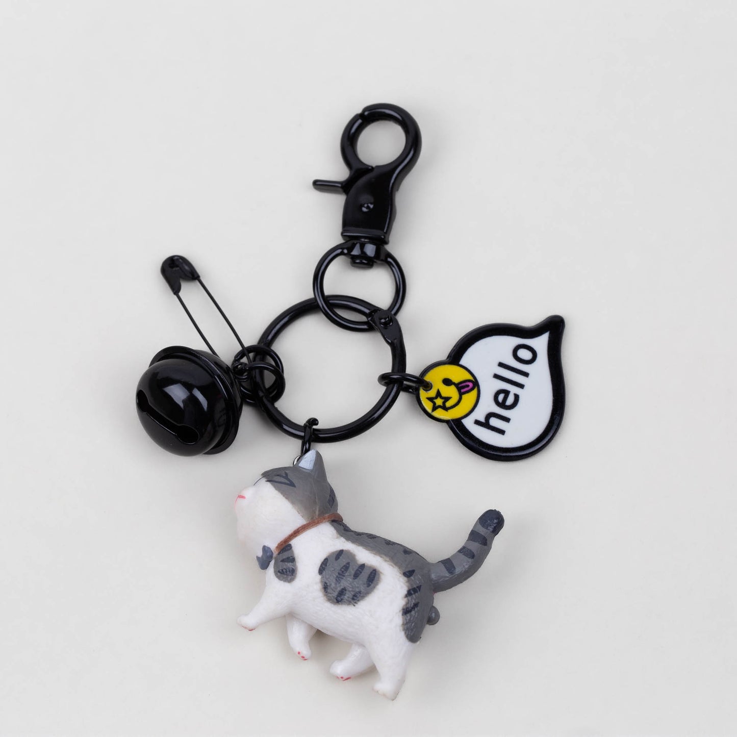 Breloc chei, motan fericit cu coada în sus - Tigrunel