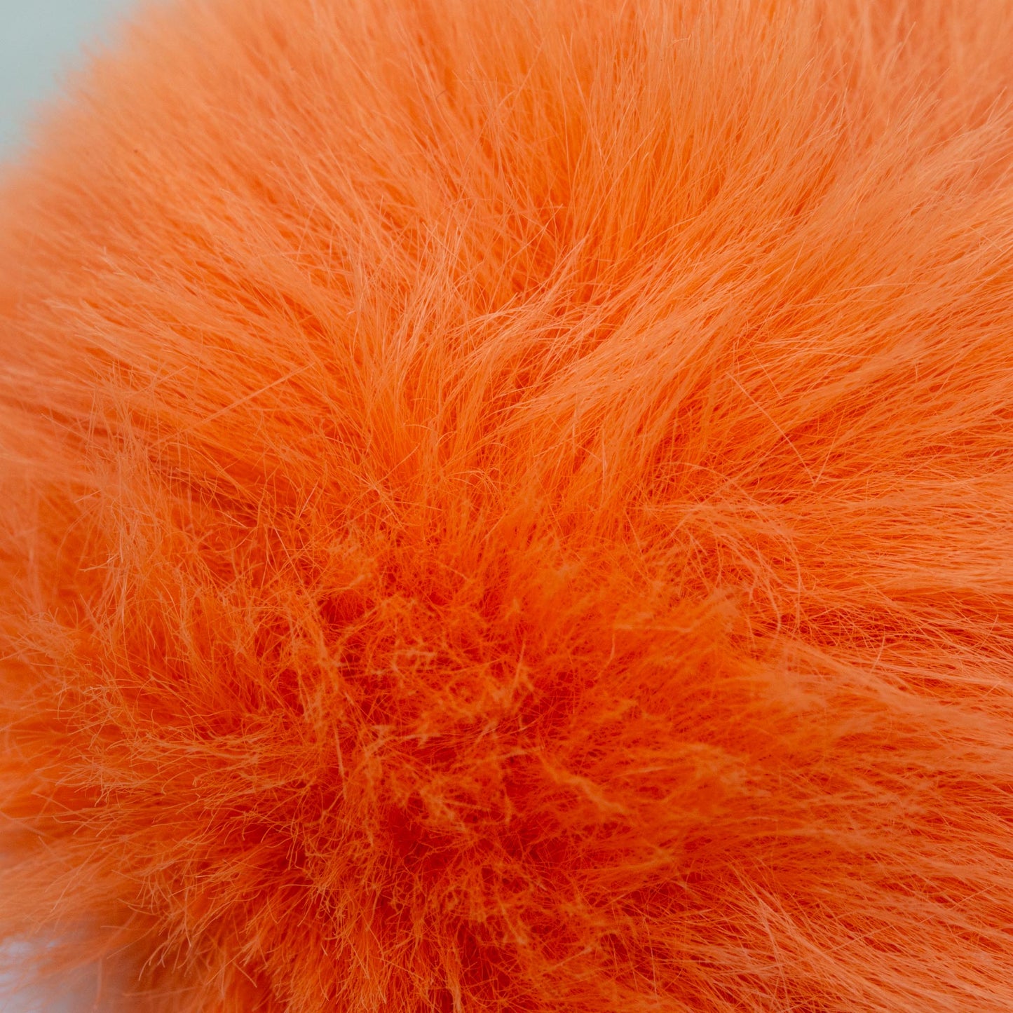 Breloc chei pufos pisicuță anime - Portocaliu