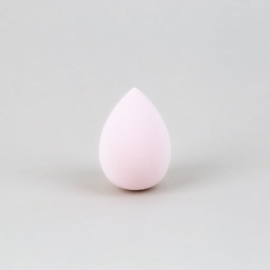 Burete machiaj Egg, 6 cm - Alb Roz