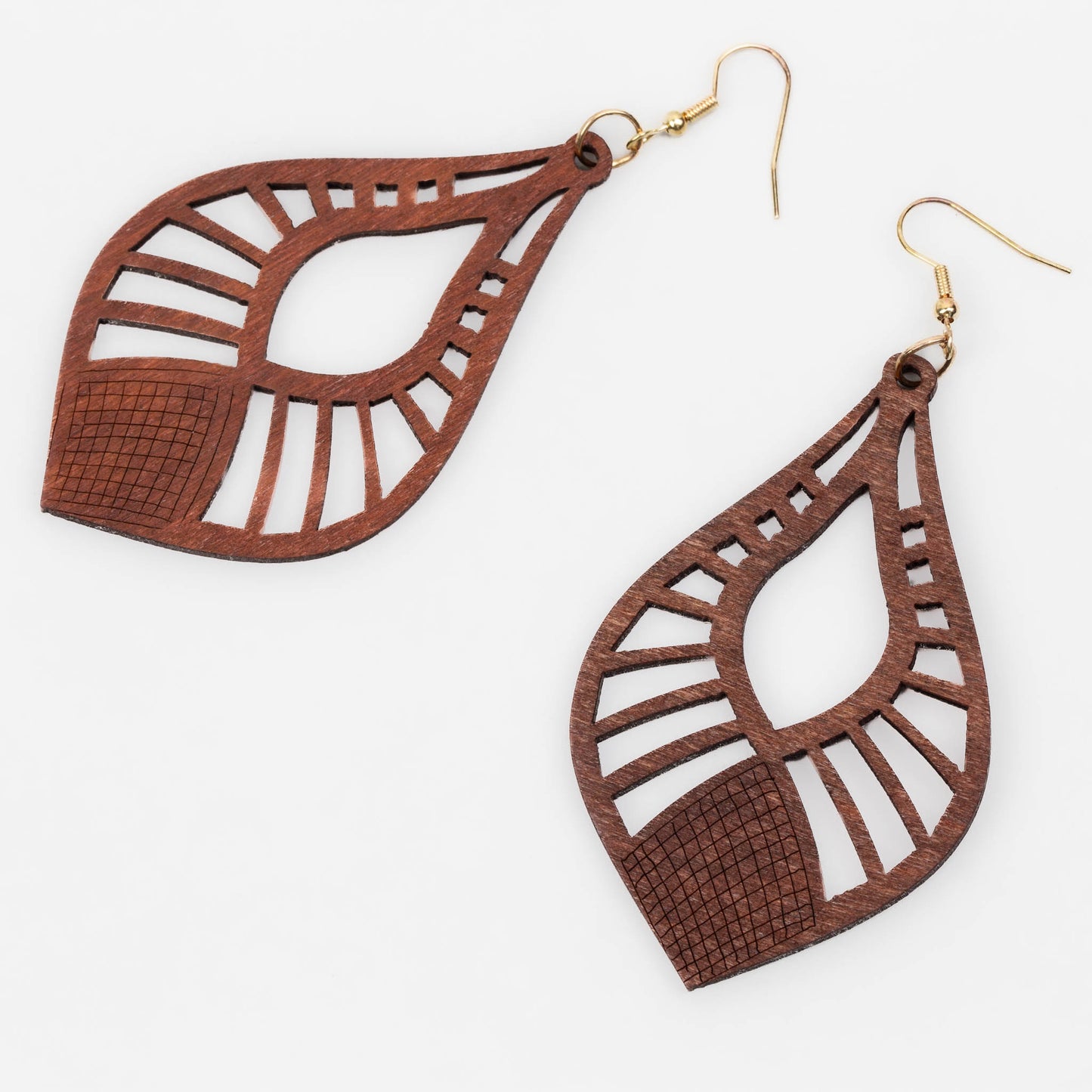 Cercei african vibes din lemn - Maro