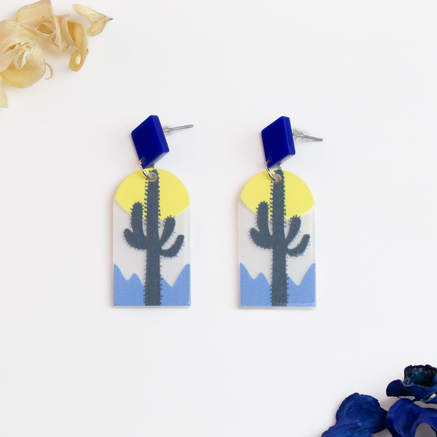 Cercei cactusologie de noapte, ușori și comozi