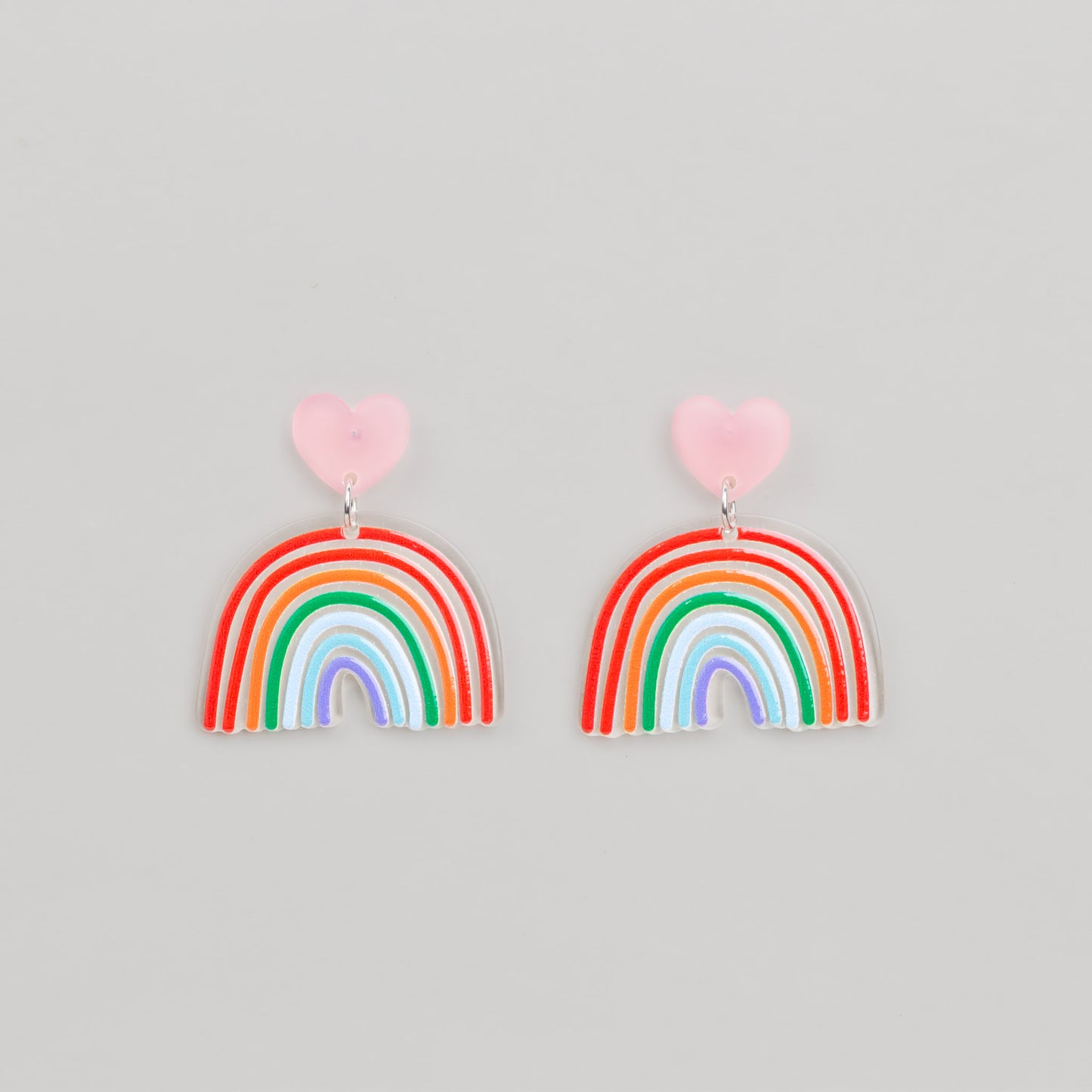 Cercei candy rainbow, ușori și comozi