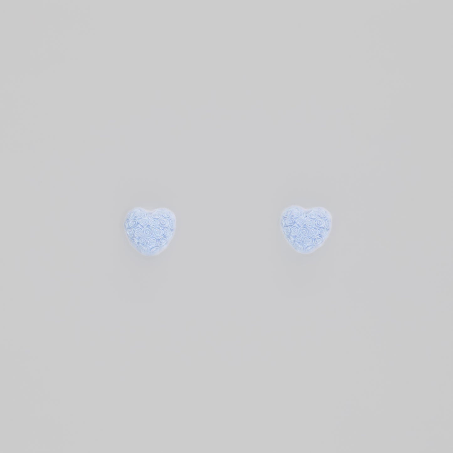 Cercei Delicate Rose Heart - Albastru