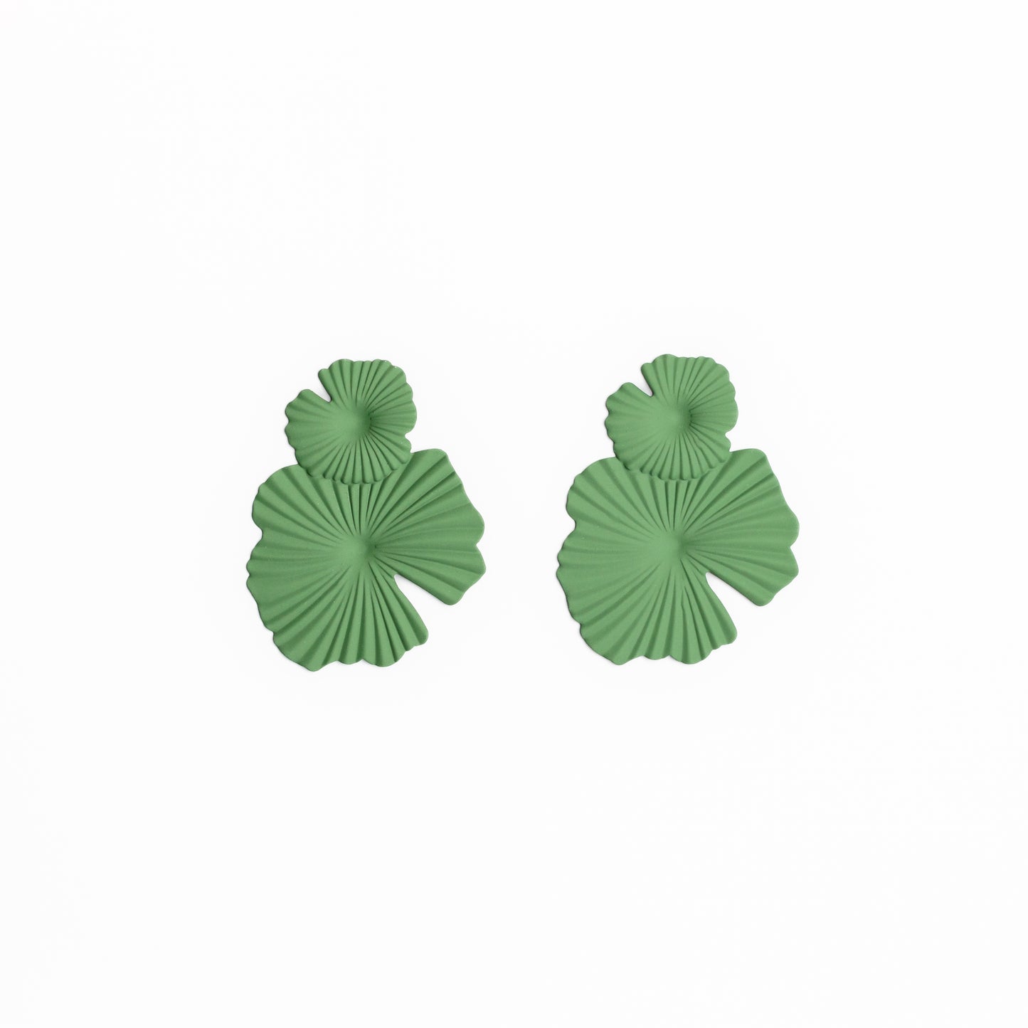 Cercei Fiji cu textură de silicon - Verde