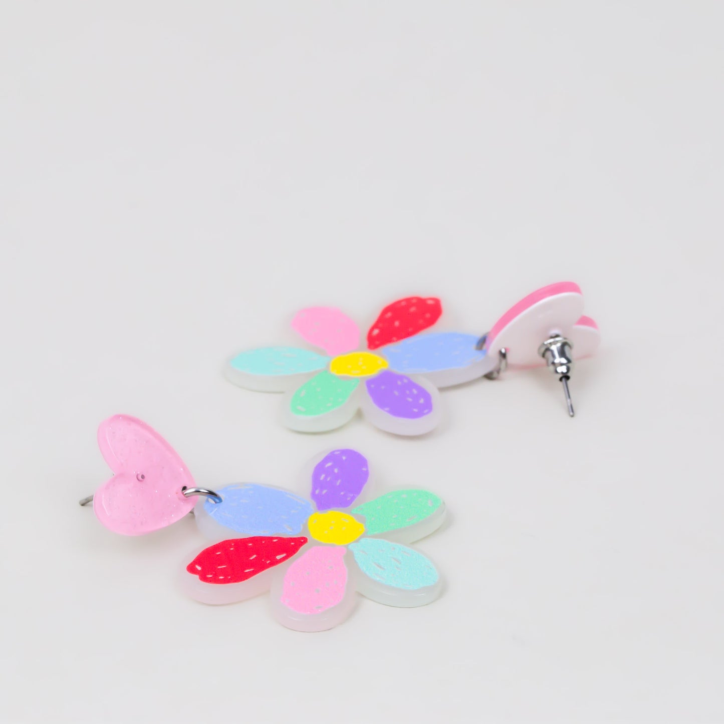 Cercei flower candy rozossin