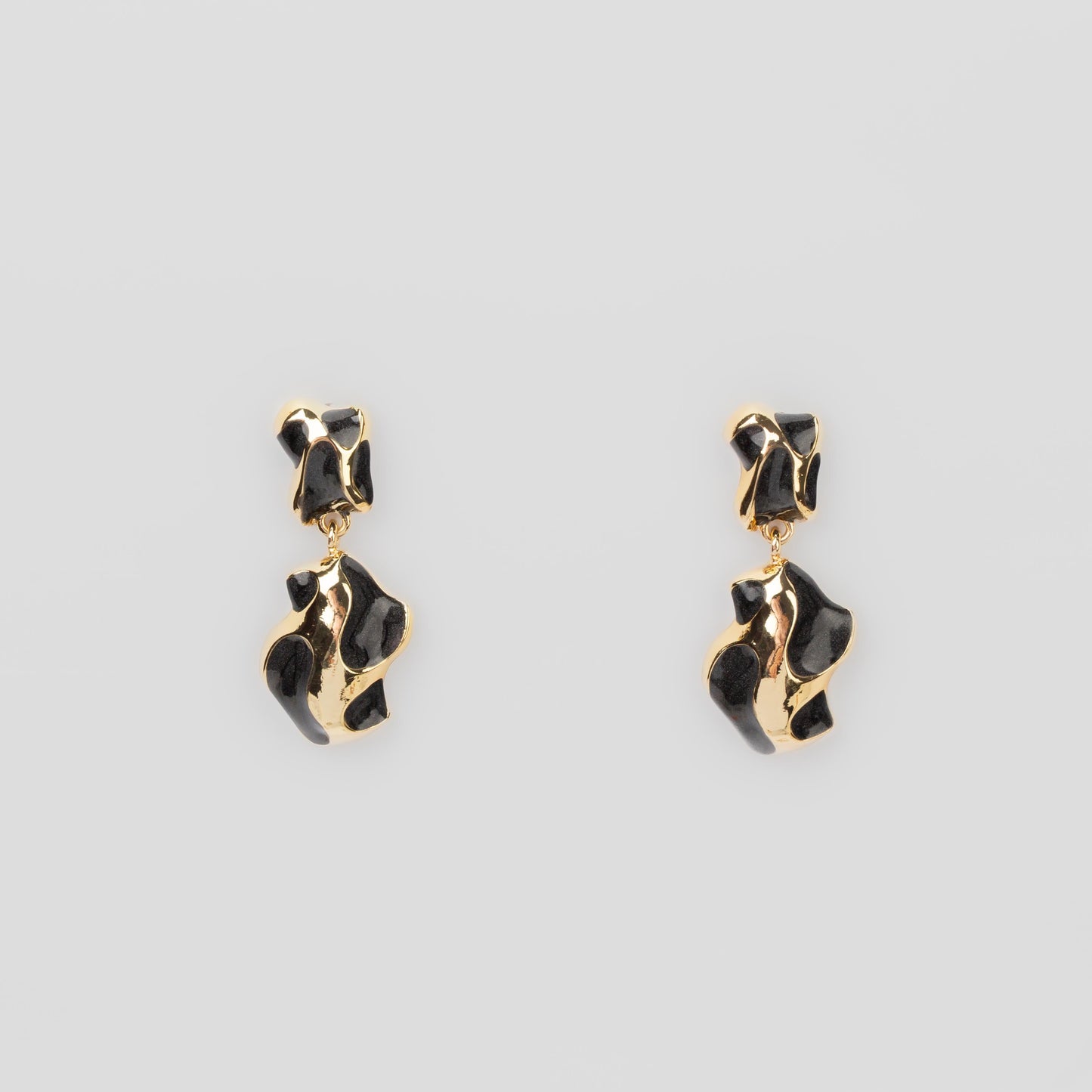 Cercei glossy diva mix, set 3 - Negru