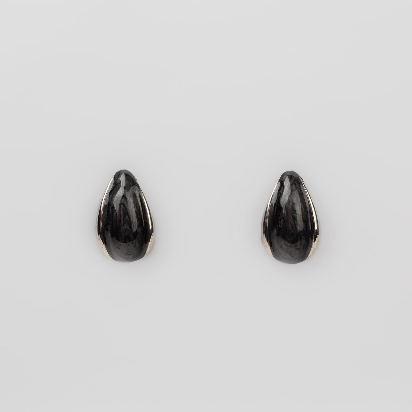 Cercei glossy diva mix, set 3 - Negru