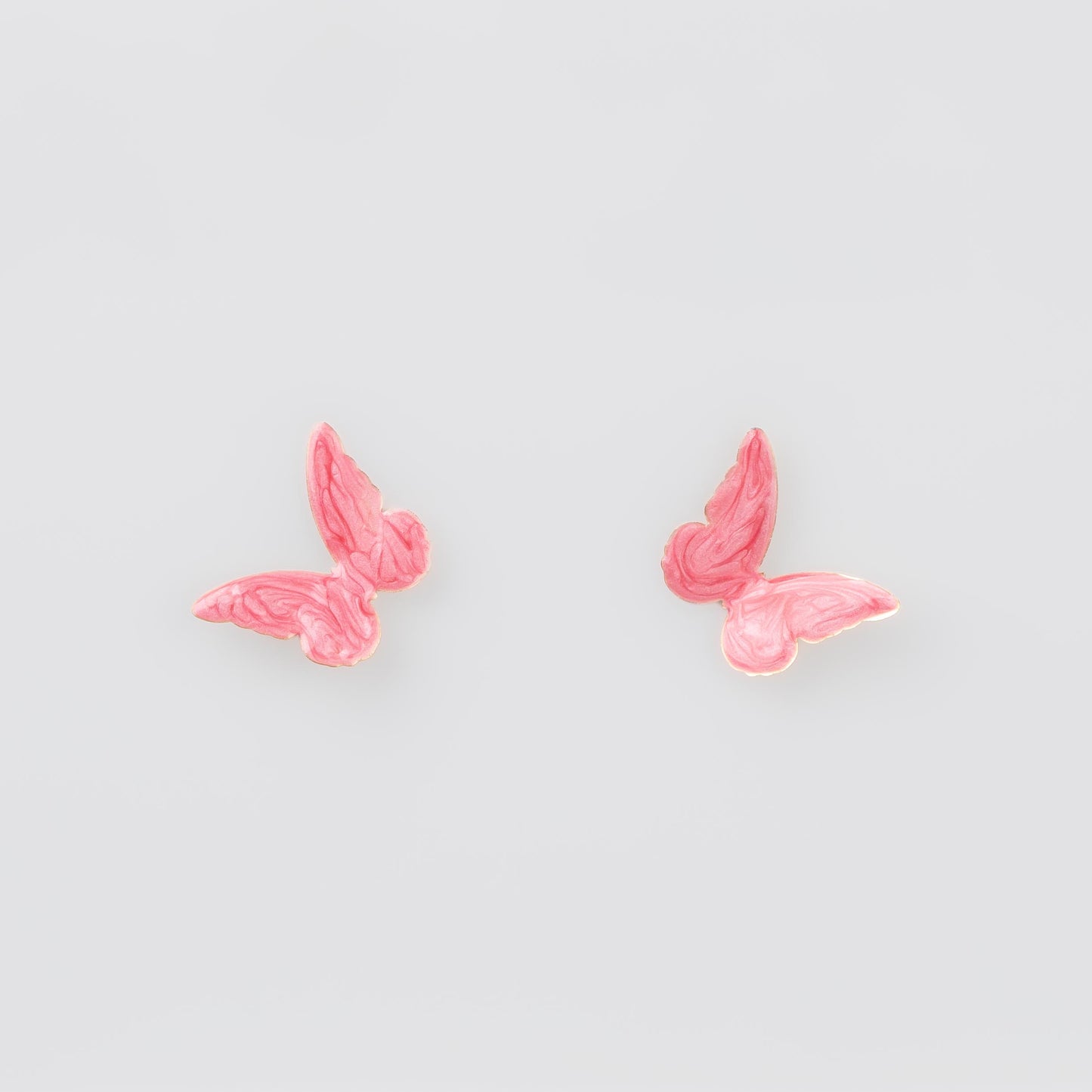 Cercei glossy flori și fluturi, set 3 - Rosso
