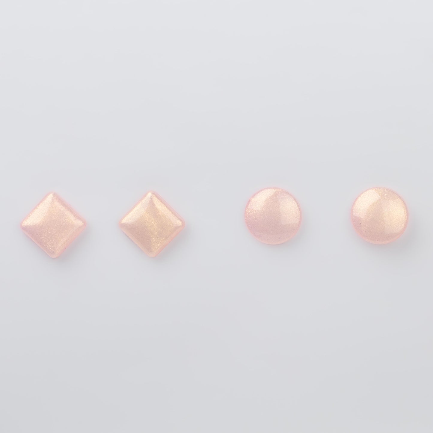 Cercei glossy glitter, set 2 - Roz