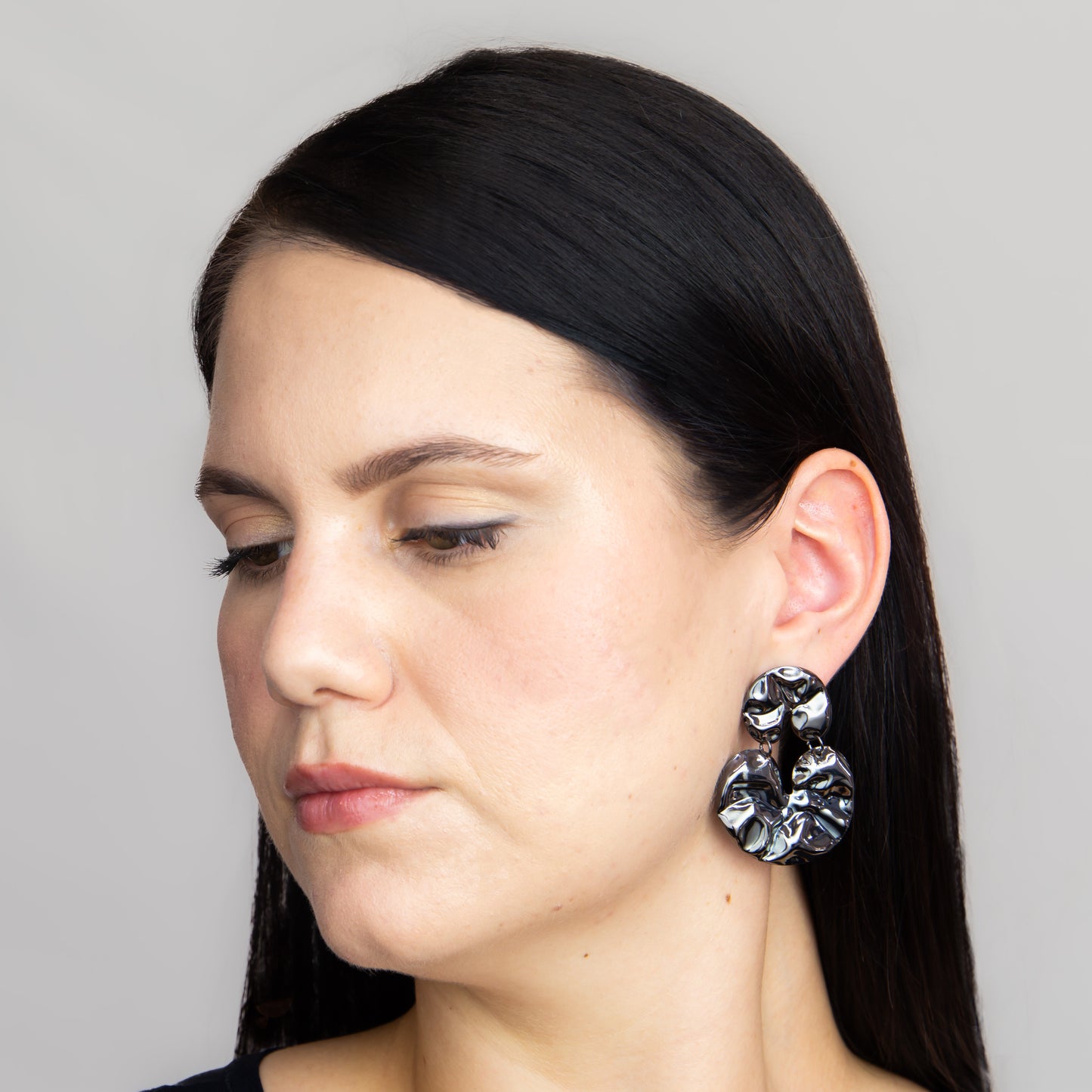 Cercei inca chic ușori, set 2 - Negru
