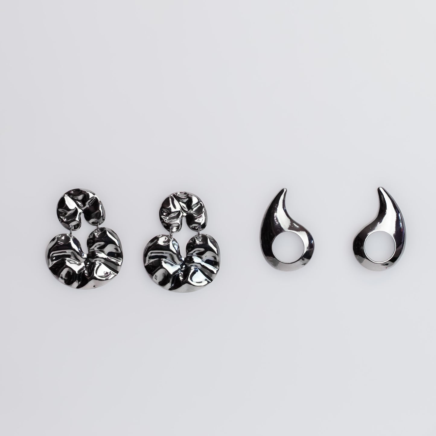 Cercei inca chic ușori, set 2 - Negru
