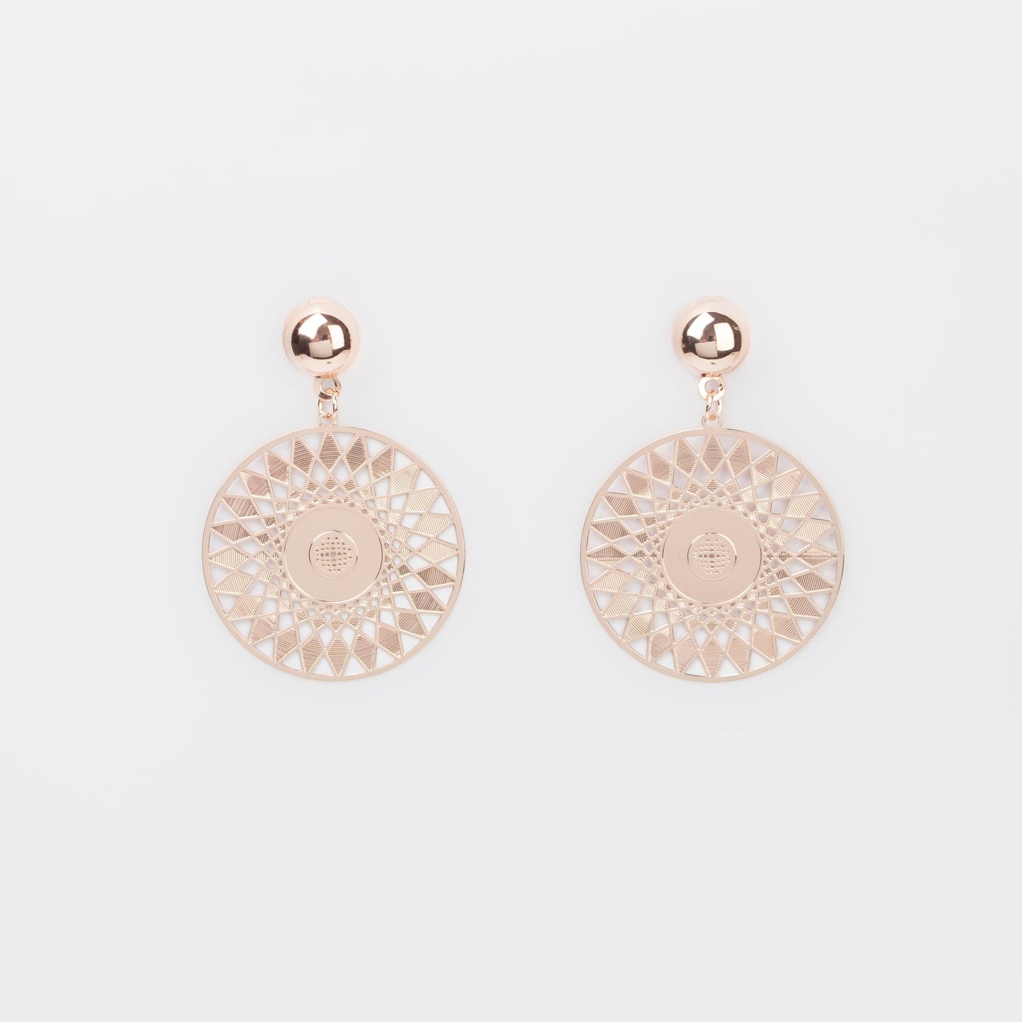 Cercei kronos ușori, set 2 - Rose Gold