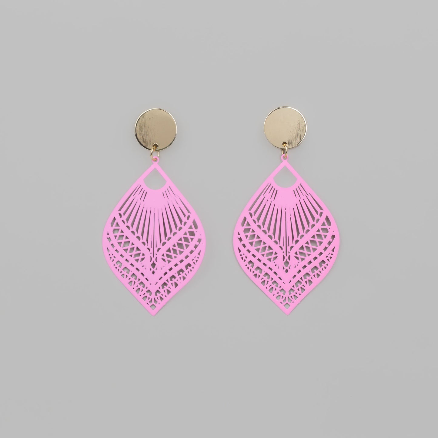 Cercei lacrima soarelui, ușori și delicați - Roz