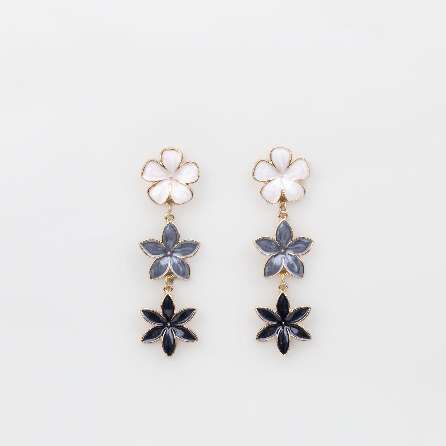 Cercei lungi cu flori delicioase și textură glossy - Serious B*Tch Mix