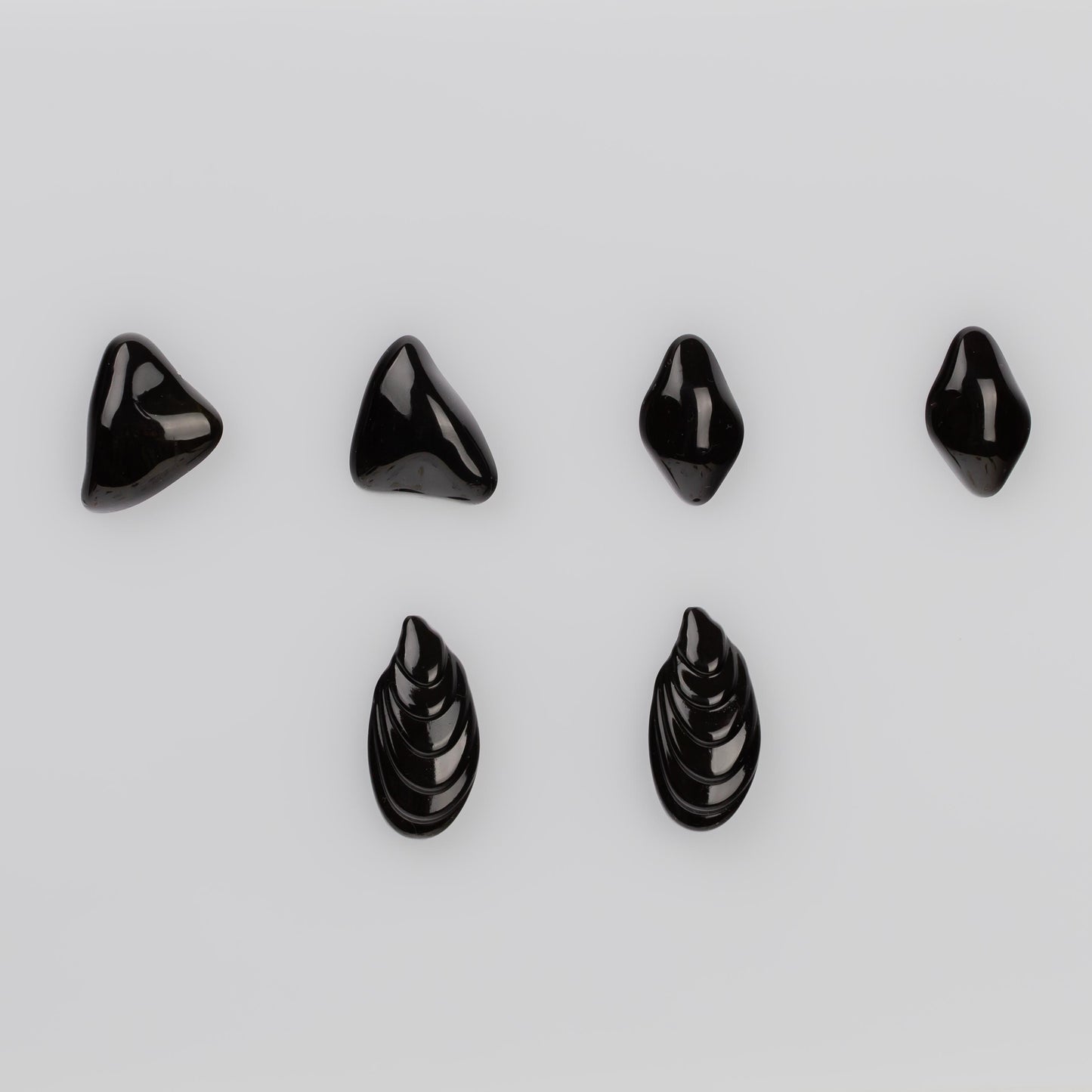 Cercei magma negru, set 3