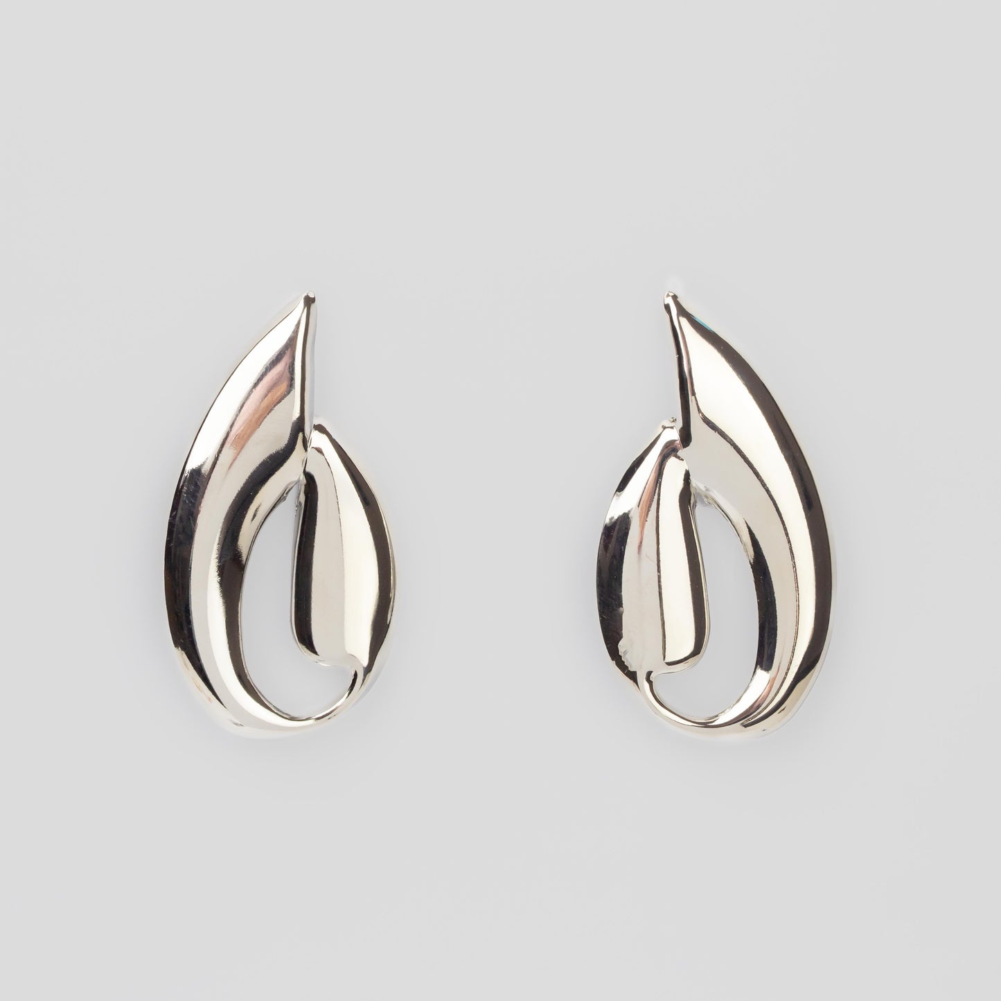 Cercei metalici galaxy chic, set 2 - Argintiu