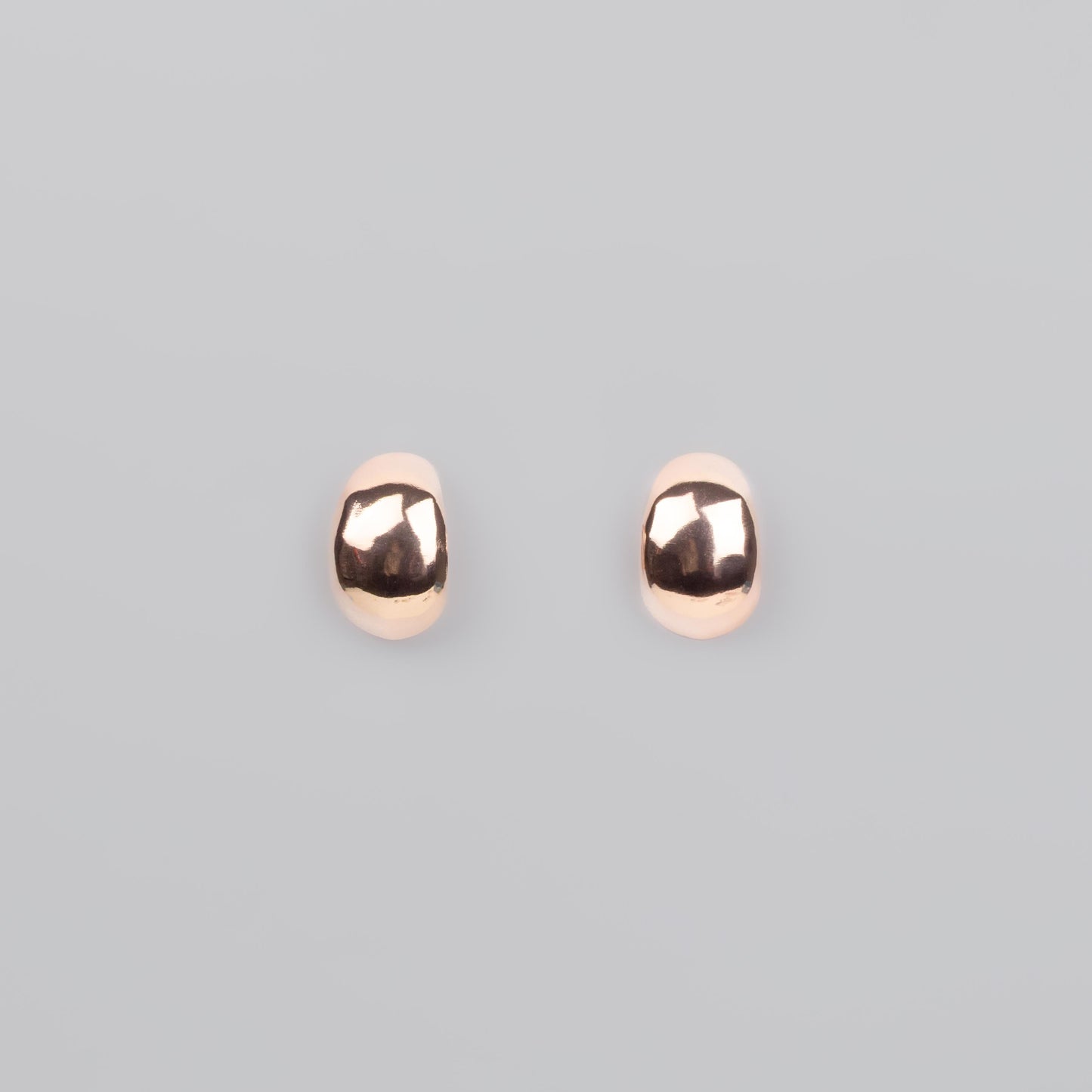 Cercei metalici maximal chic, set 2 - Rose Gold