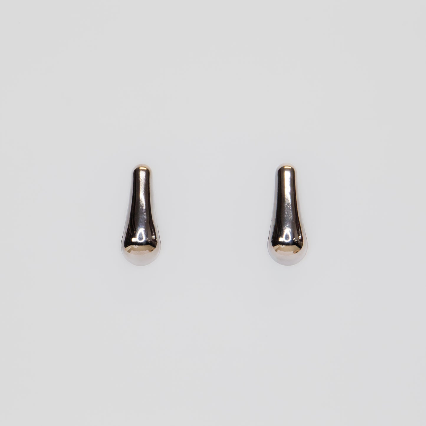 Cercei metalici Metallic Teardrop - Negru
