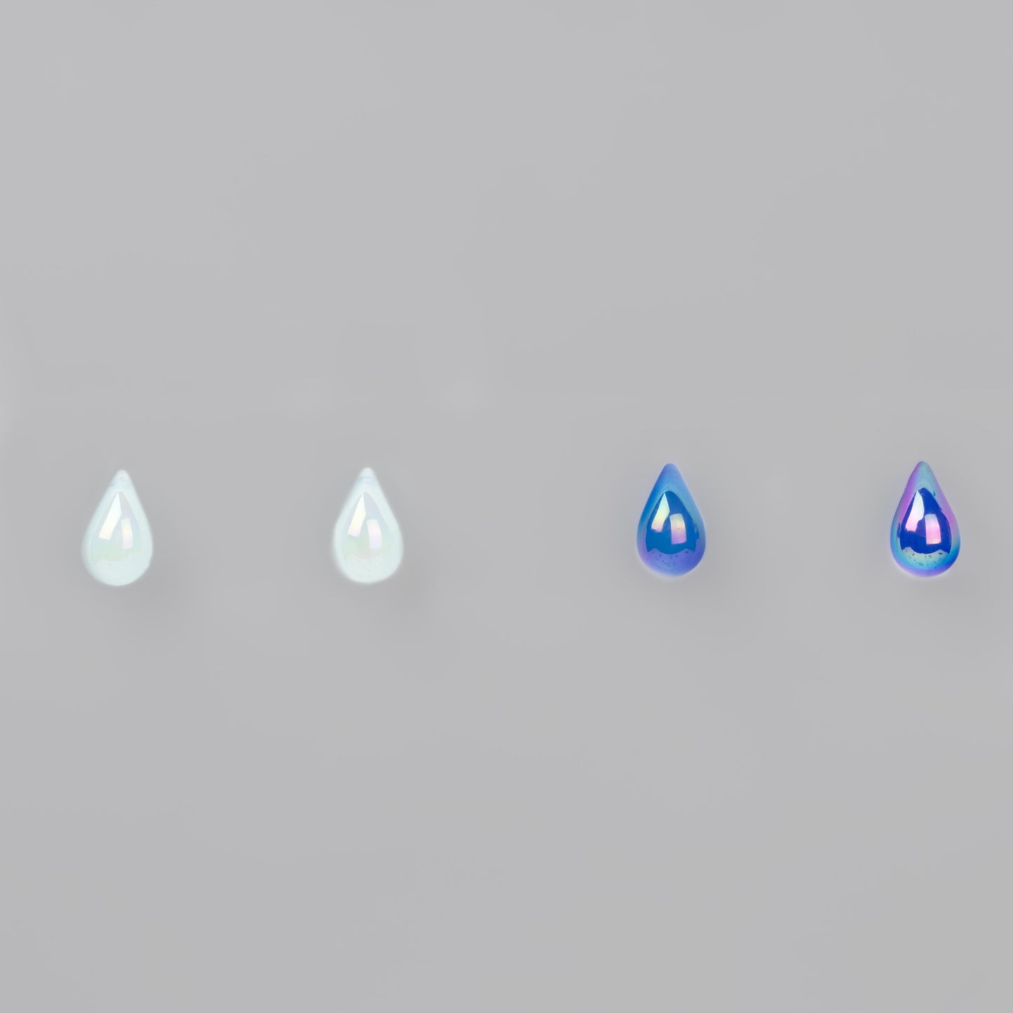 Cercei mochi neon, set 2 - Albastru