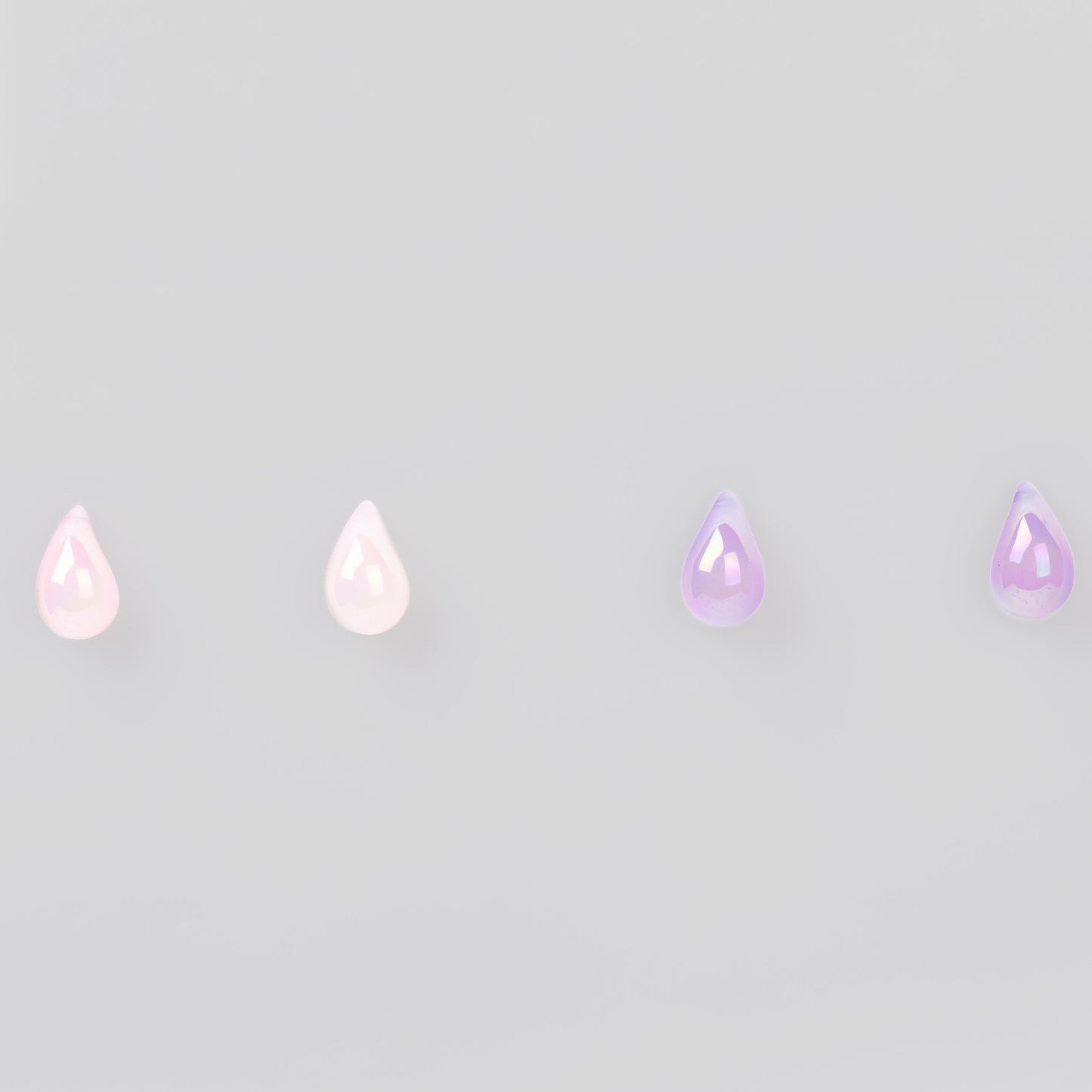 Cercei mochi neon, set 2 - Mov, Roz