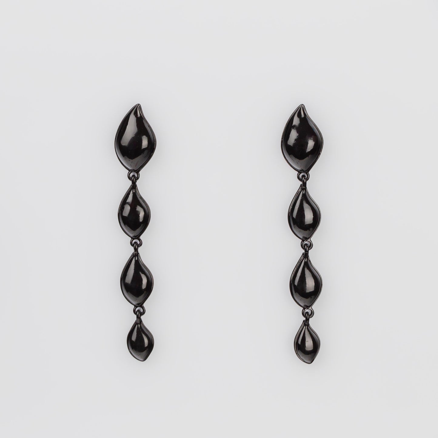 Cercei negri lungi goth chic, set 2