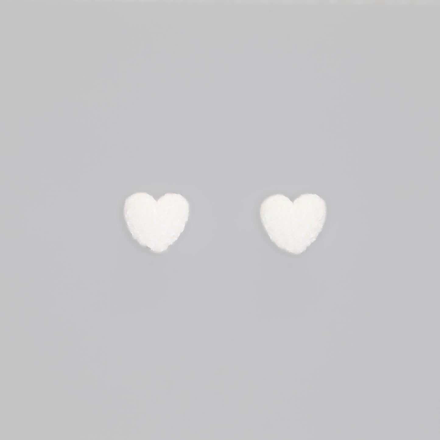 Cercei Royal Rose Heart - Alb