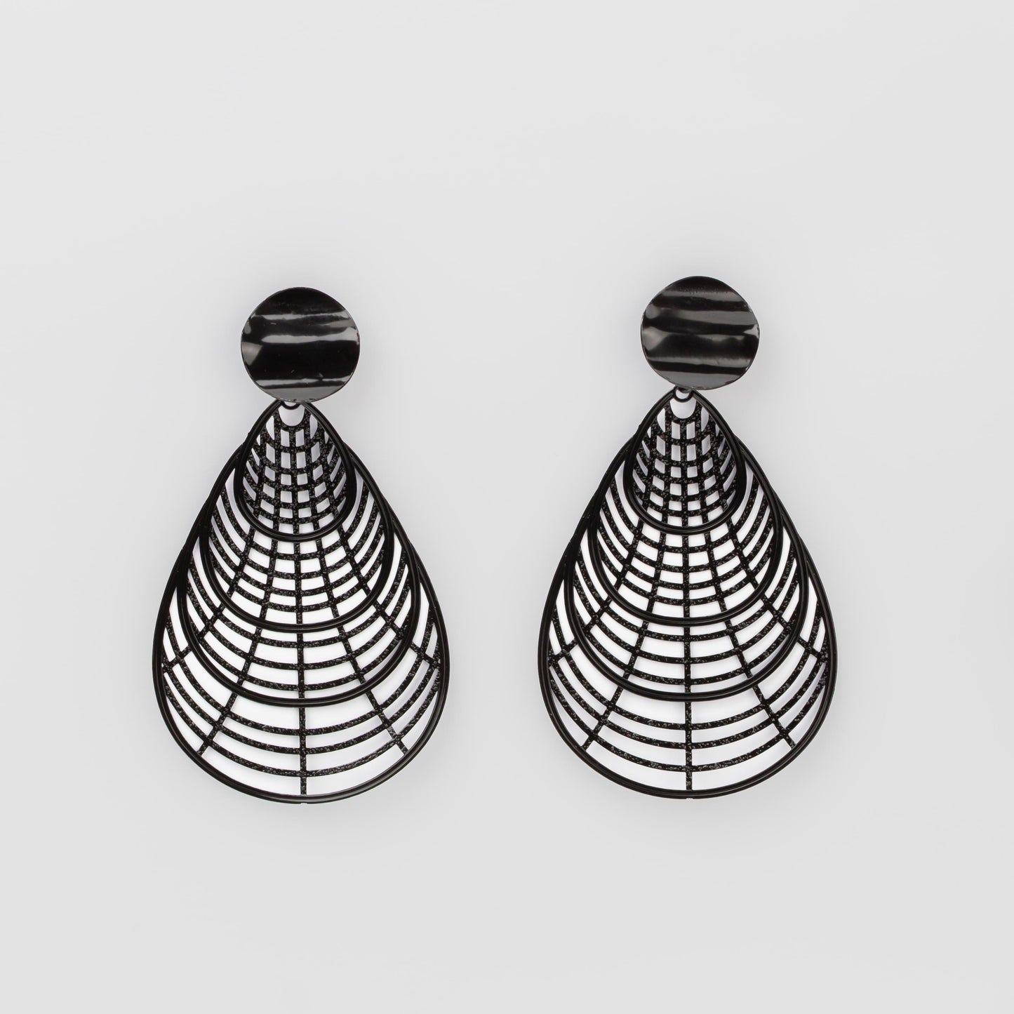 Cercei spider web ușori, set 2 - Negru