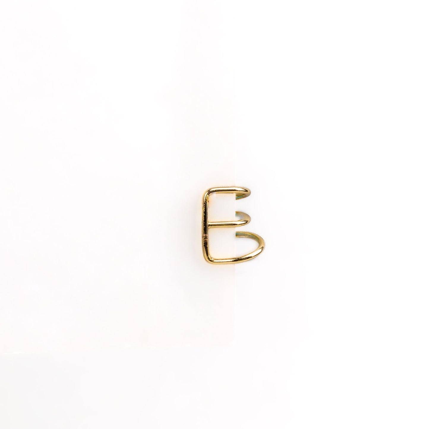 Cercel ear cuff în stil minimal trio - Auriu