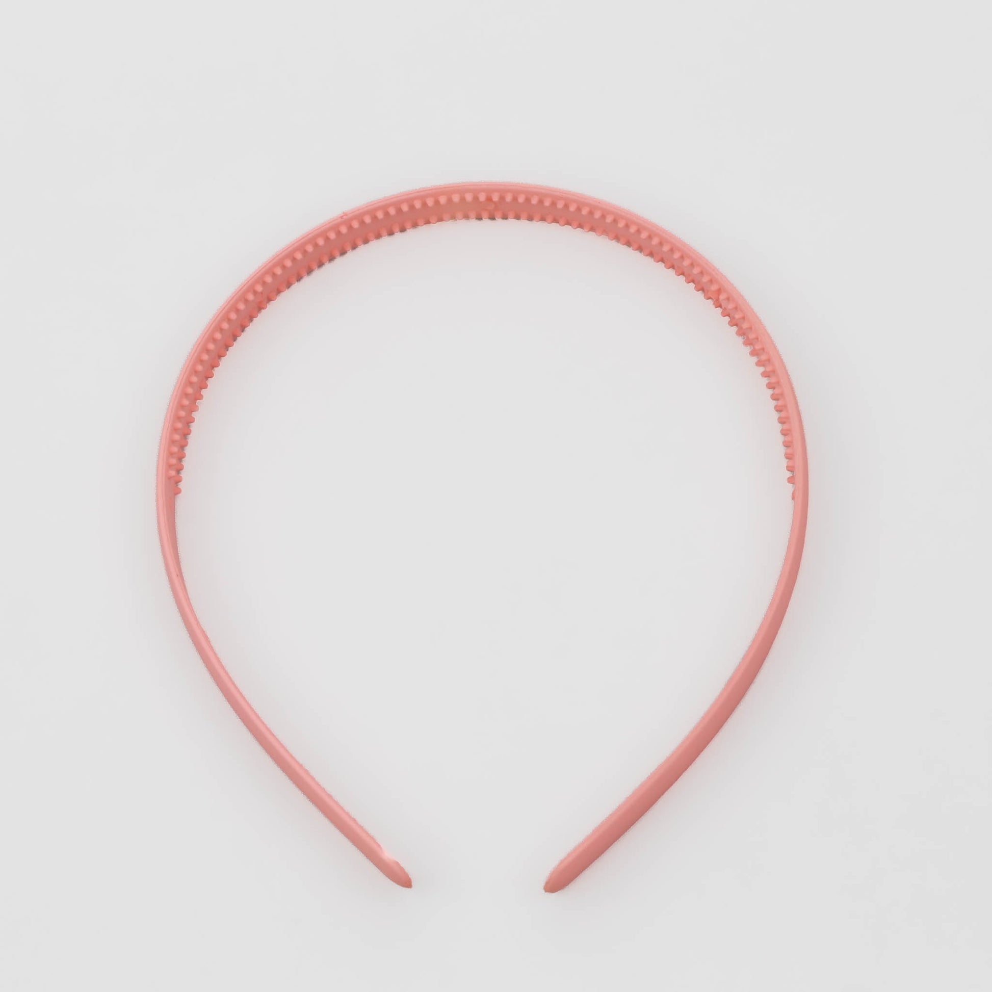 Cordeluțe de păr subțiri simple cu textură de silicon, set 2 buc - Roz, Roșu