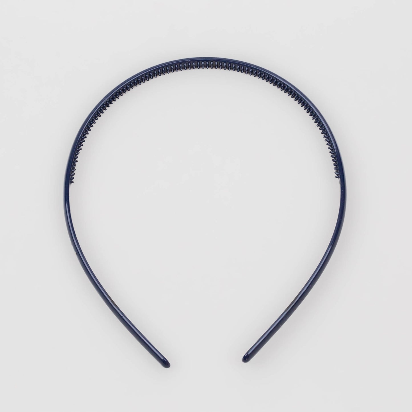 Cordeluțe de păr subțiri simple, lățime 0,8 și 0,5 cm cu textură lucioasă, set 4 buc - Albastru Mix