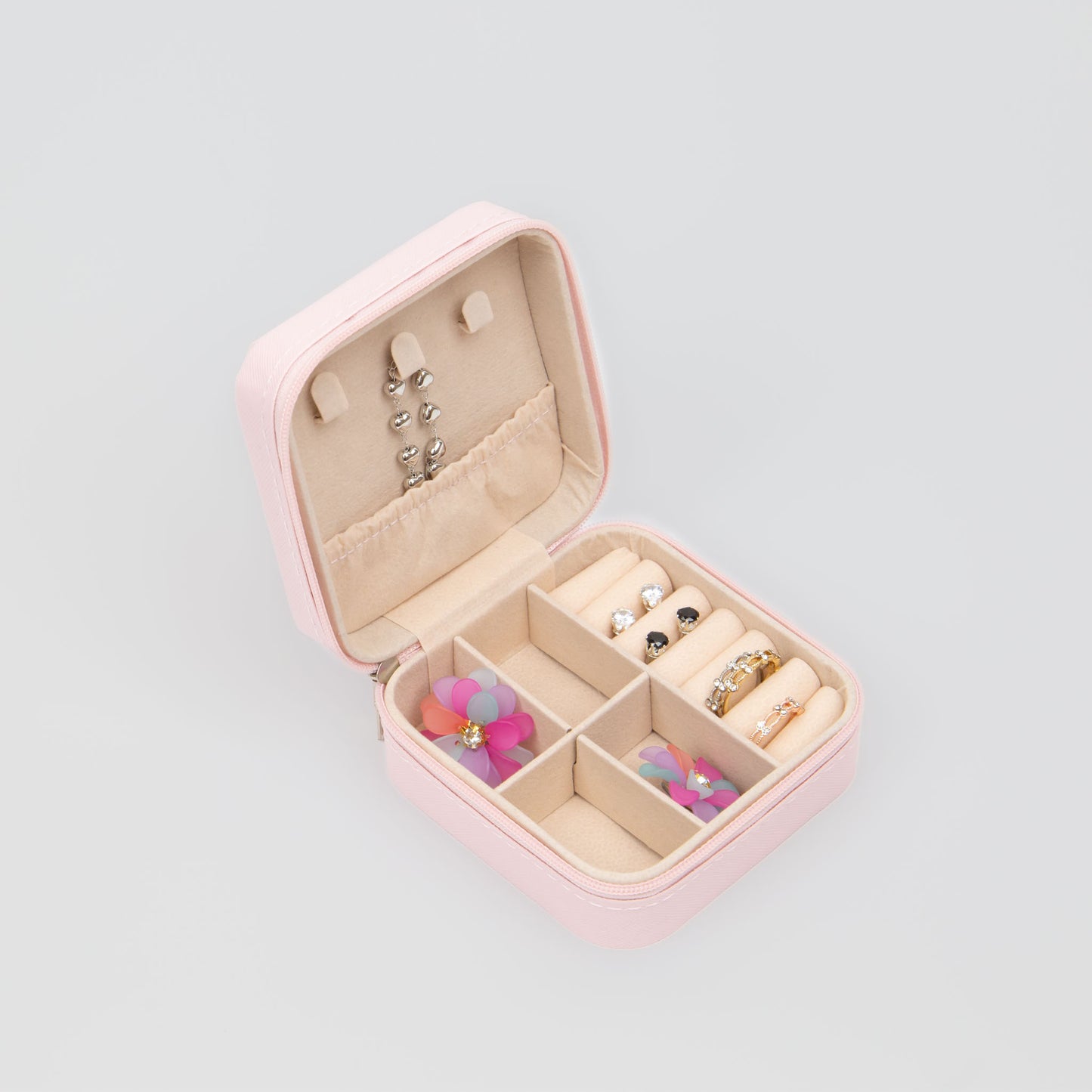 Cutie compactă pentru bijuterii - Roz