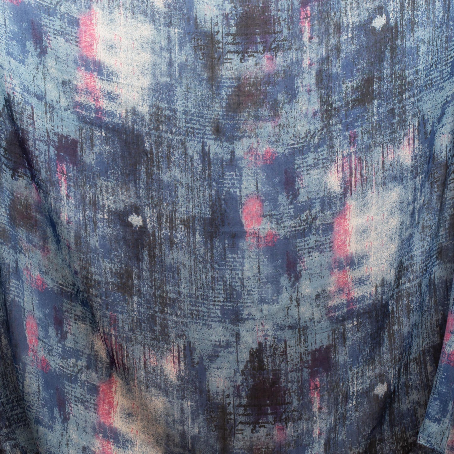 Eșarfă comodă cu imprimeu camo jeans, 180 x 90 cm