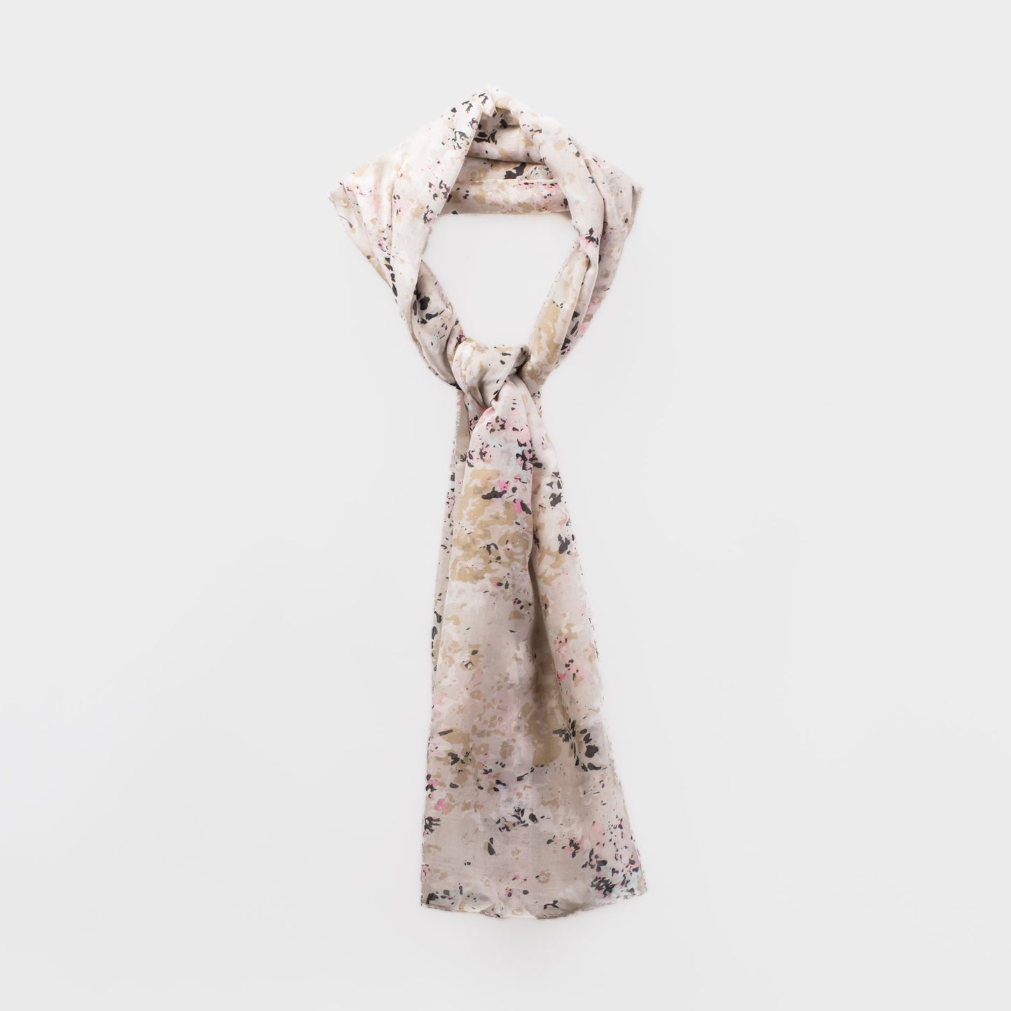 Eșarfă comodă cu imprimeu camo pink, 180 x 80 cm
