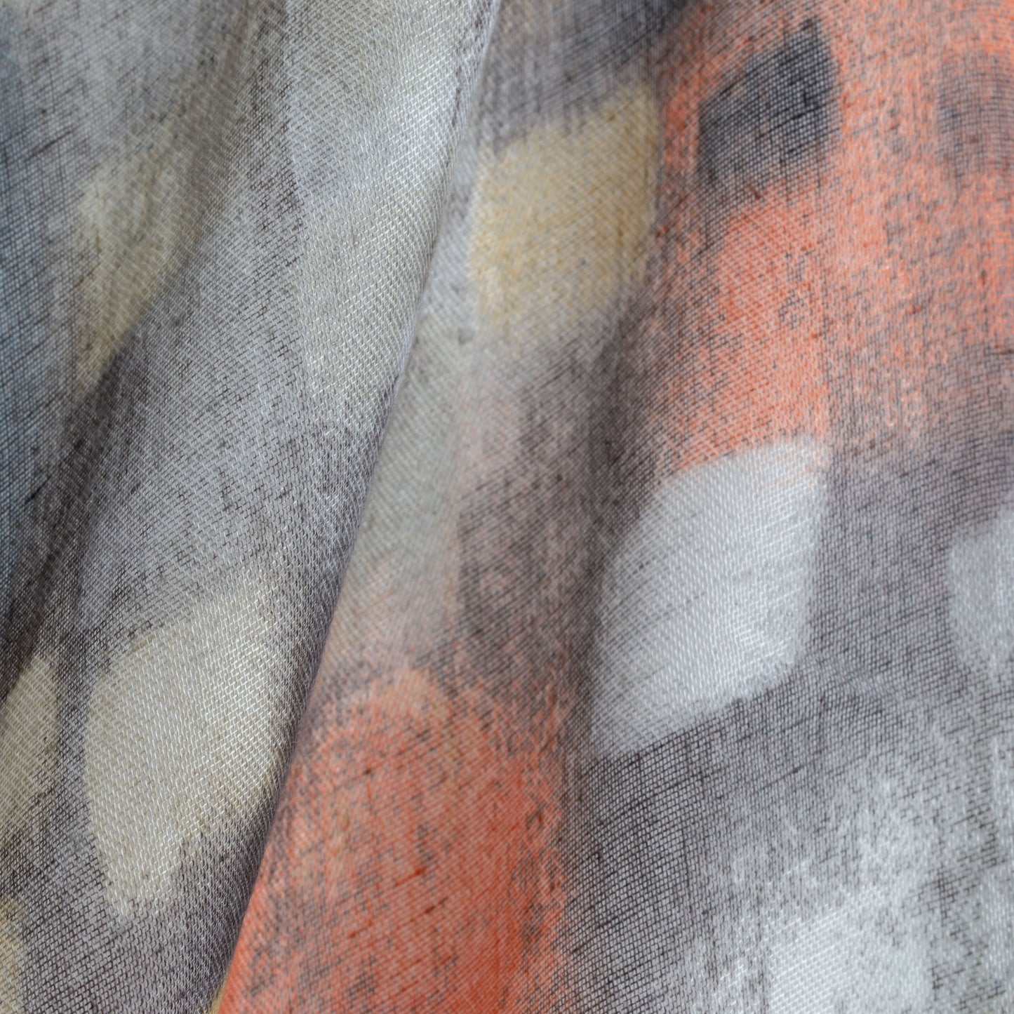 Eșarfă comodă cu imprimeu carouri hașurate, 180 x 80 cm - Tonuri Calde Pământii