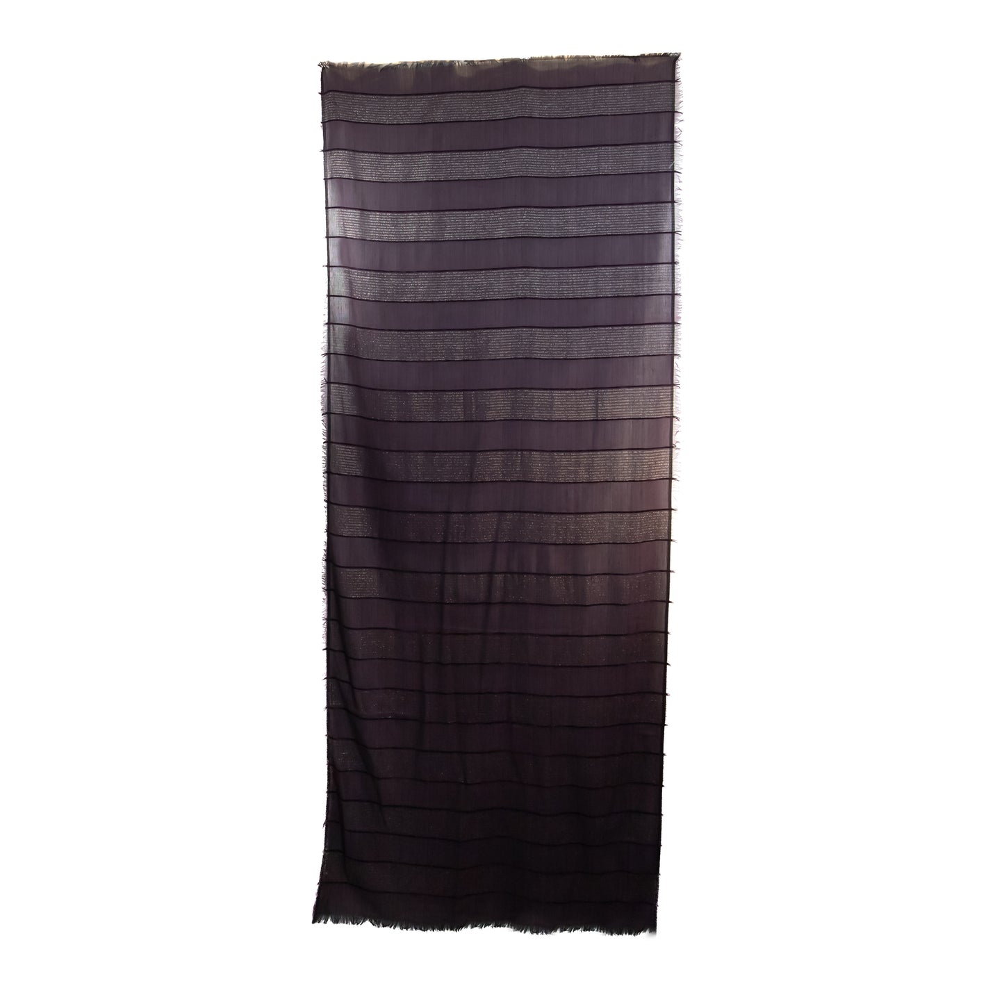 Eșarfă damă comodă cu fire strălucitoare, Luminis, 200 x 80 cm - Mov