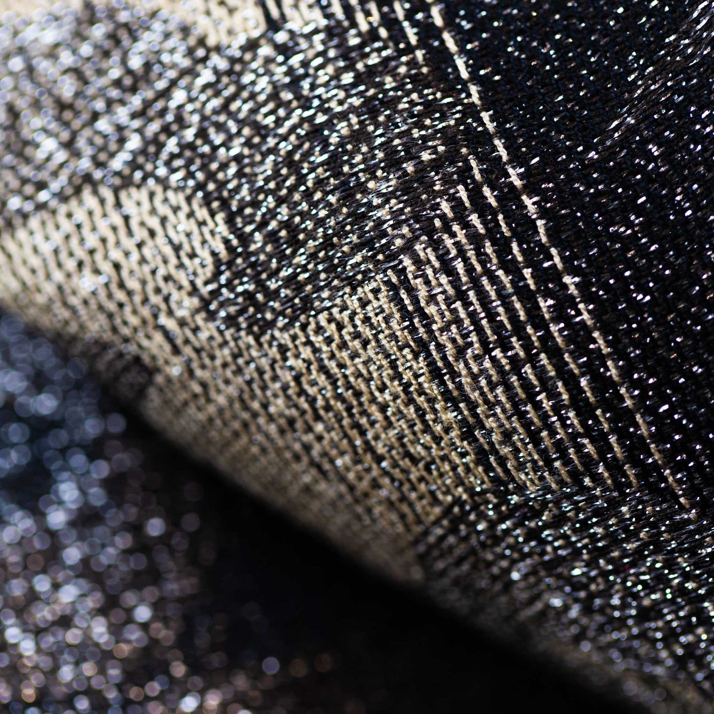 Eșarfă damă cu animal print, fir sclipitor și franjuri, 180 x 70 cm - Negru, Maro, Argintiu