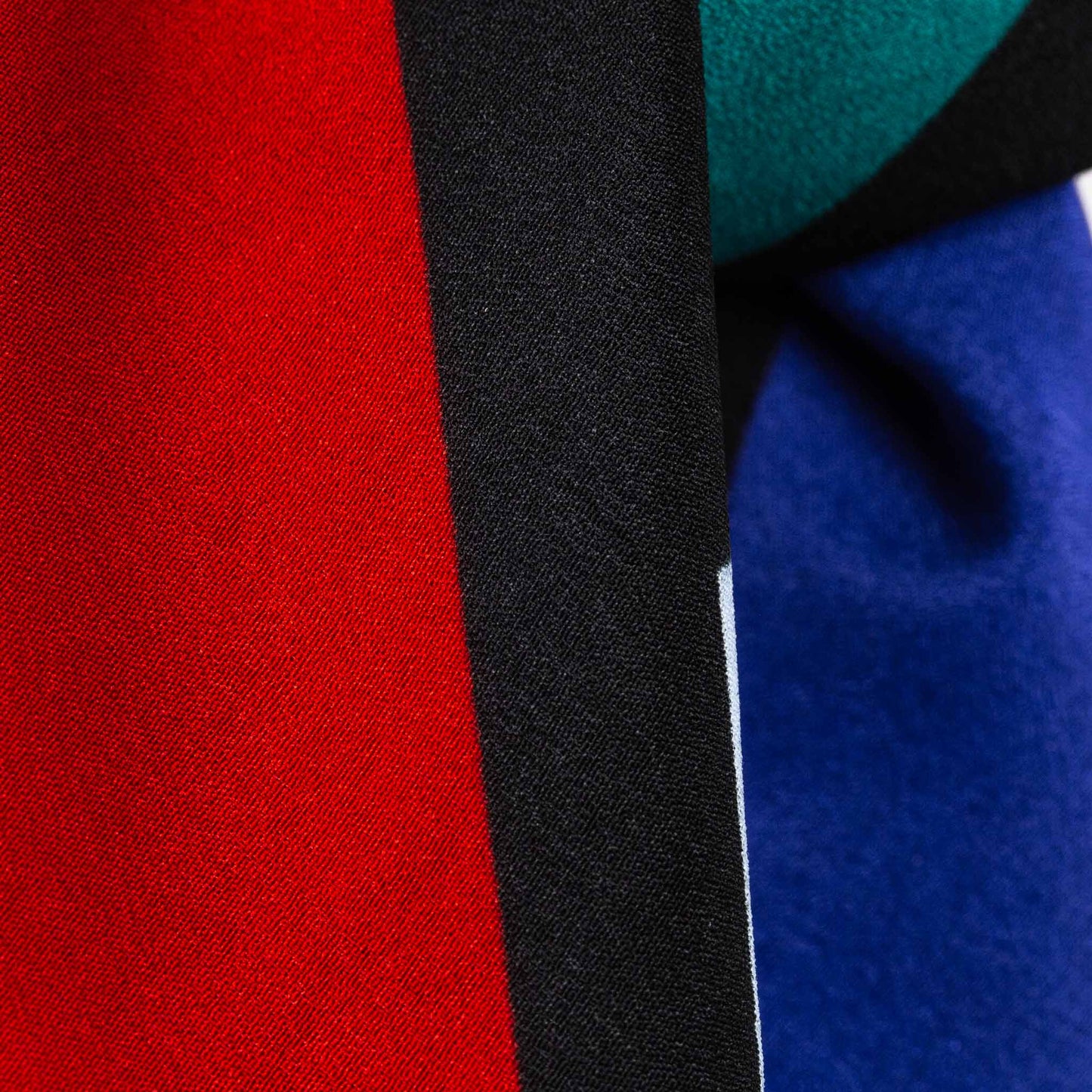 Eșarfă damă din satin , imprimeu cu secțiuni geometrice, 55 x 55 cm - Multicolor