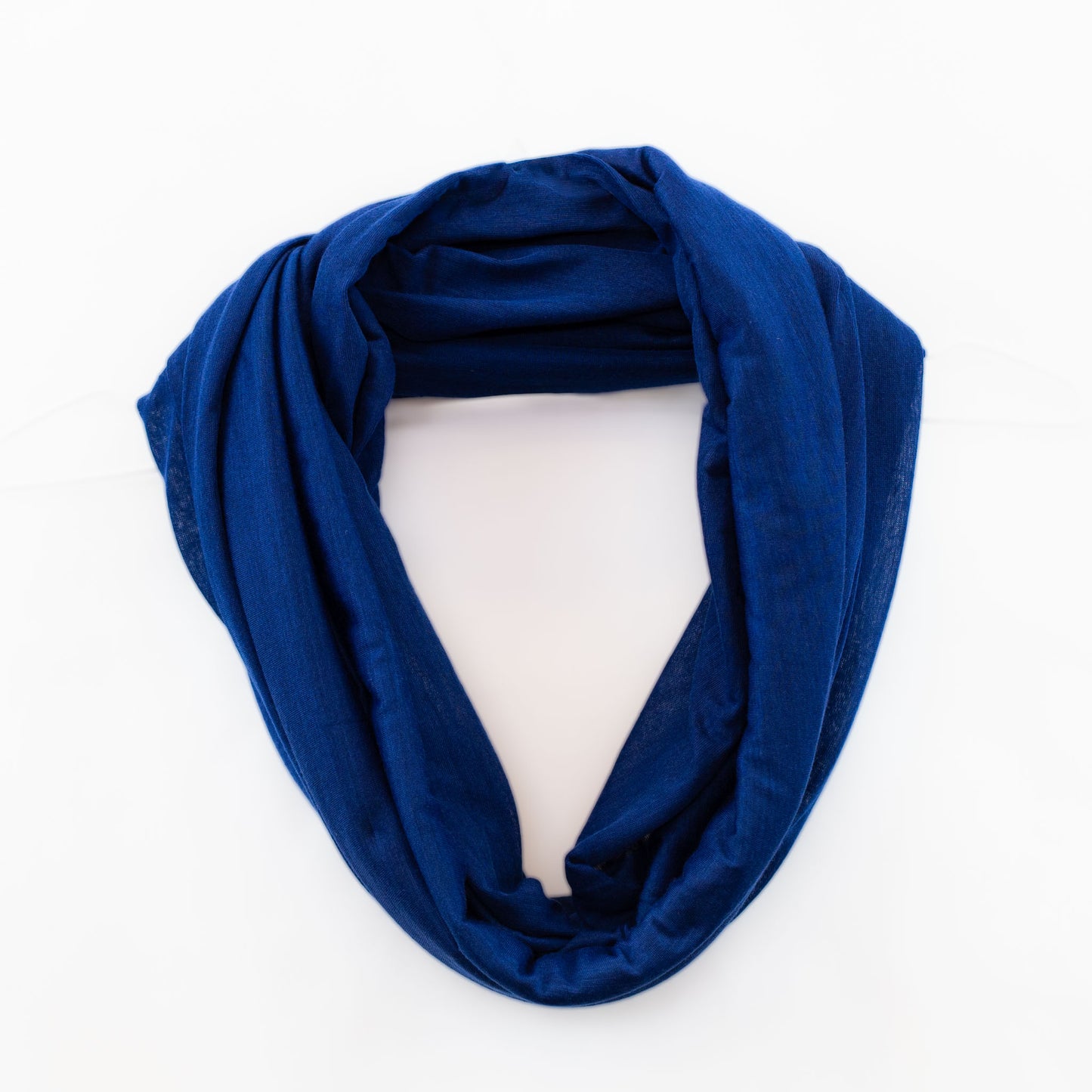 Eșarfă damă rotundă, colecția creative life, 80 x 85 cm - Albastru Navy