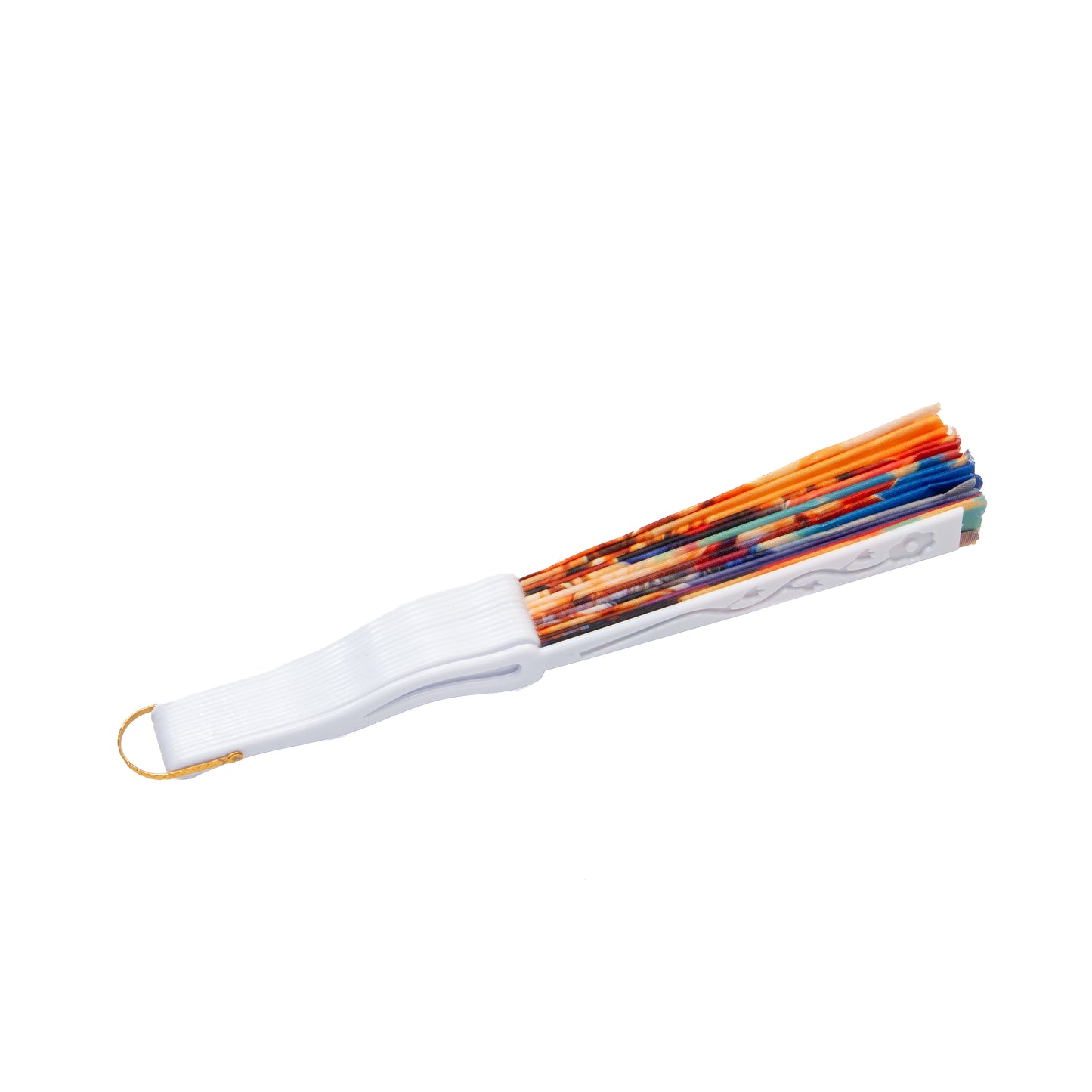 Evantai pliabil ușor, 23 cm, motiv lăbuțe răsfățate - Sunset Pack