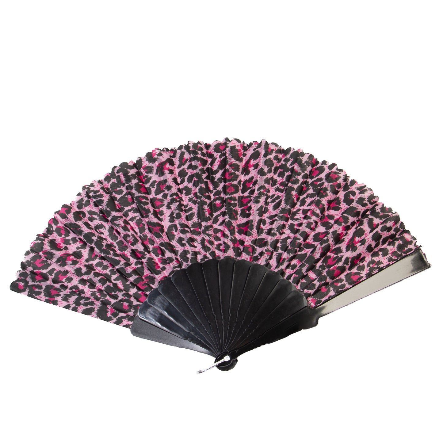 Evantai pliabil ușor, 23 cm, motiv Wild Style - Roz