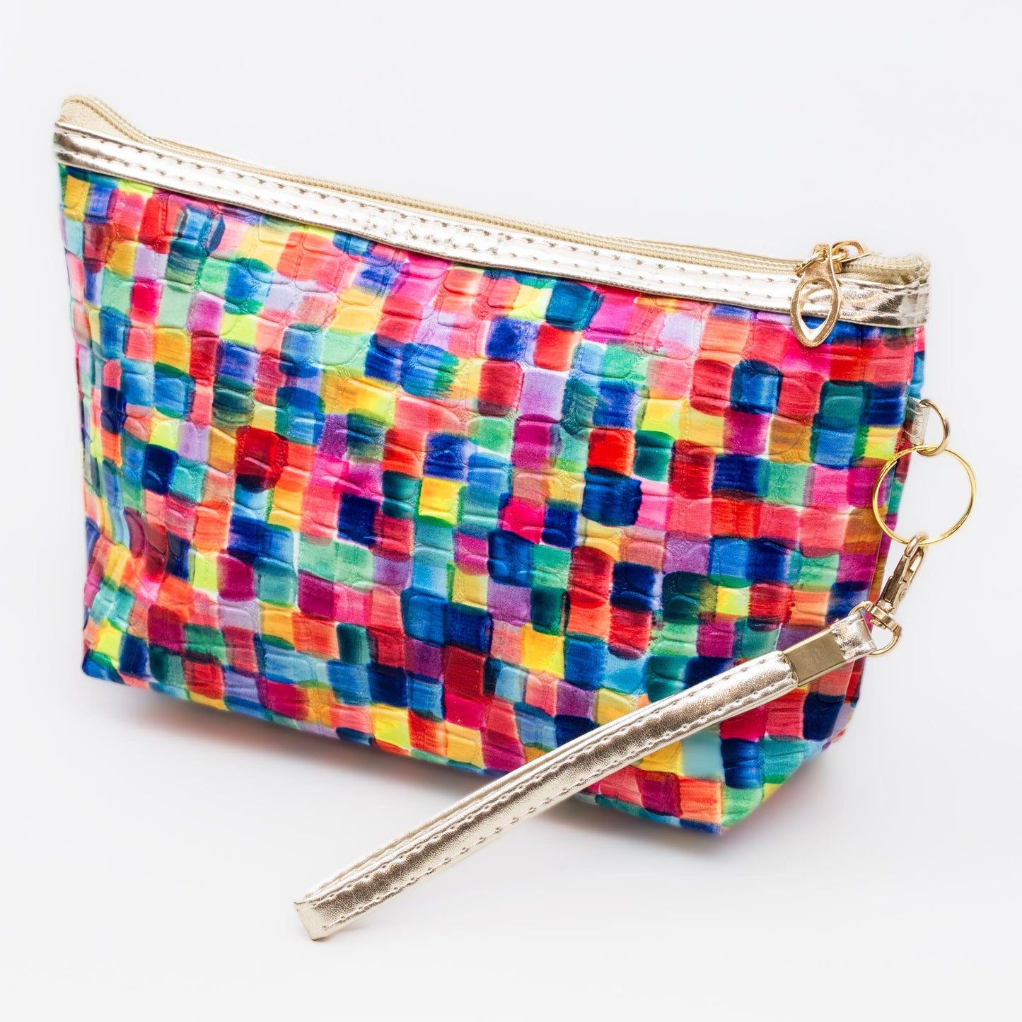Geantă cosmetice cu imprimeu mozaic - Multicolor 2
