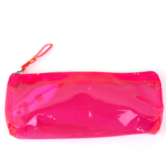 Geantă cosmetice transparentă impermeabilă - Roz