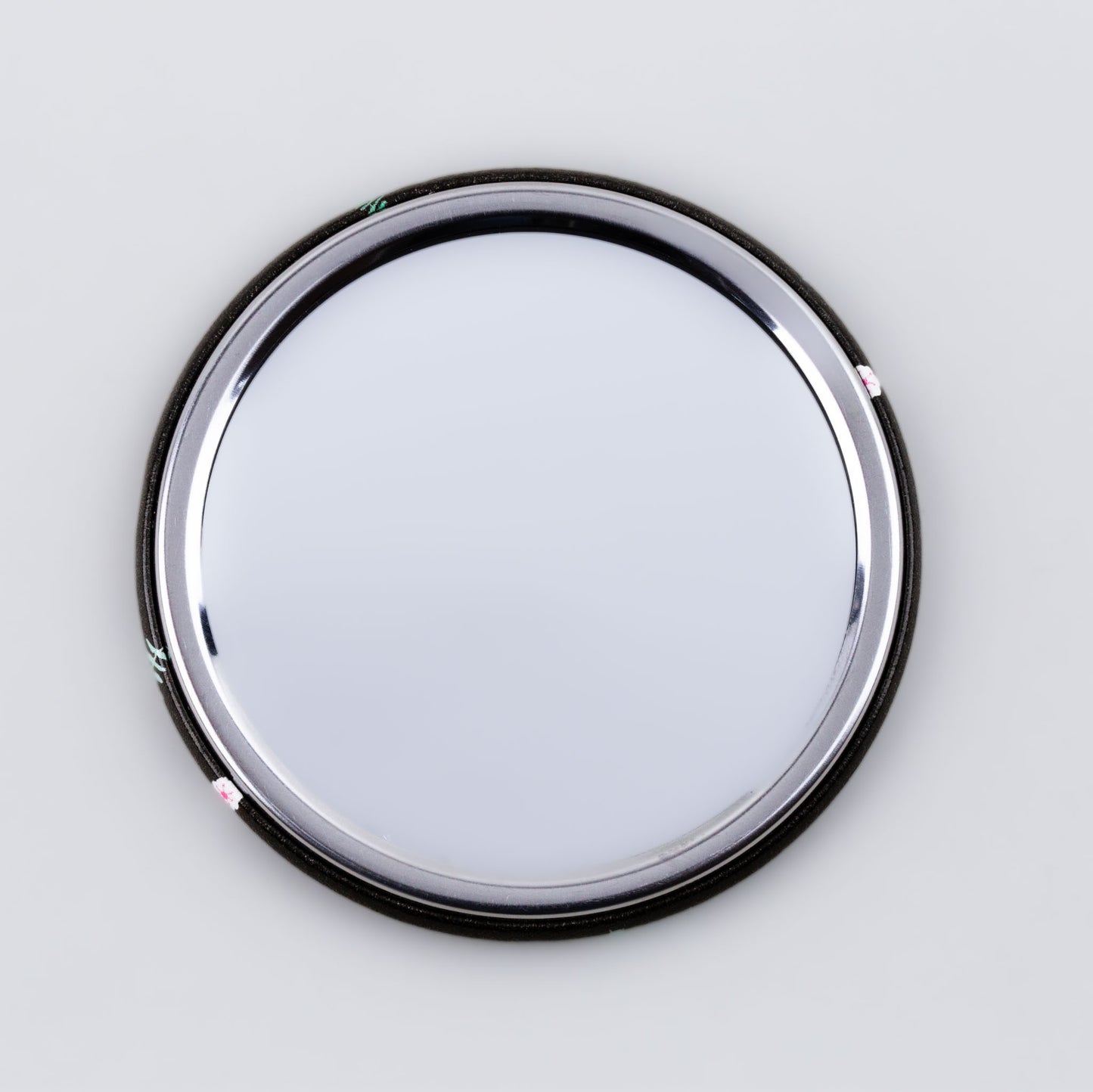 Oglindă de poșetă, formă rotundă cu o parte, model relax - Cactus Flower