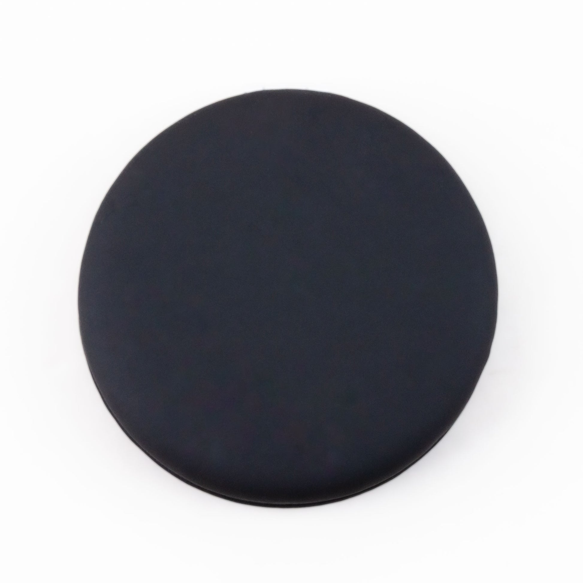Oglindă de poșetă în formă de macarons cu textură de silicon - Negru