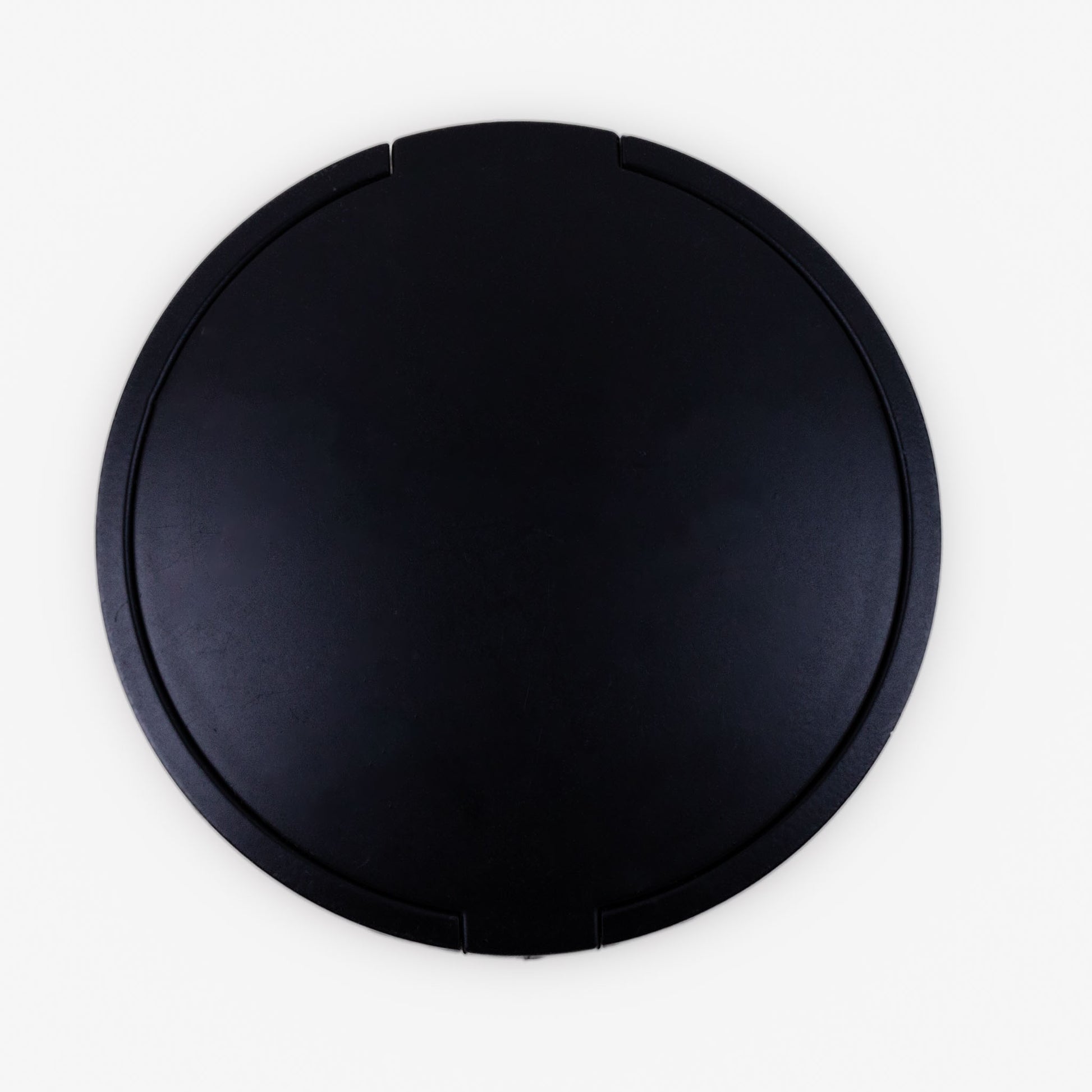 Oglindă de poșetă simplă cu textură mată - Negru