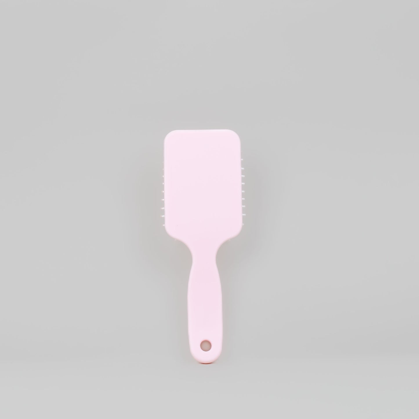 Perie de păr mică pentru copii, pătrată cu textură de silicon - Roz